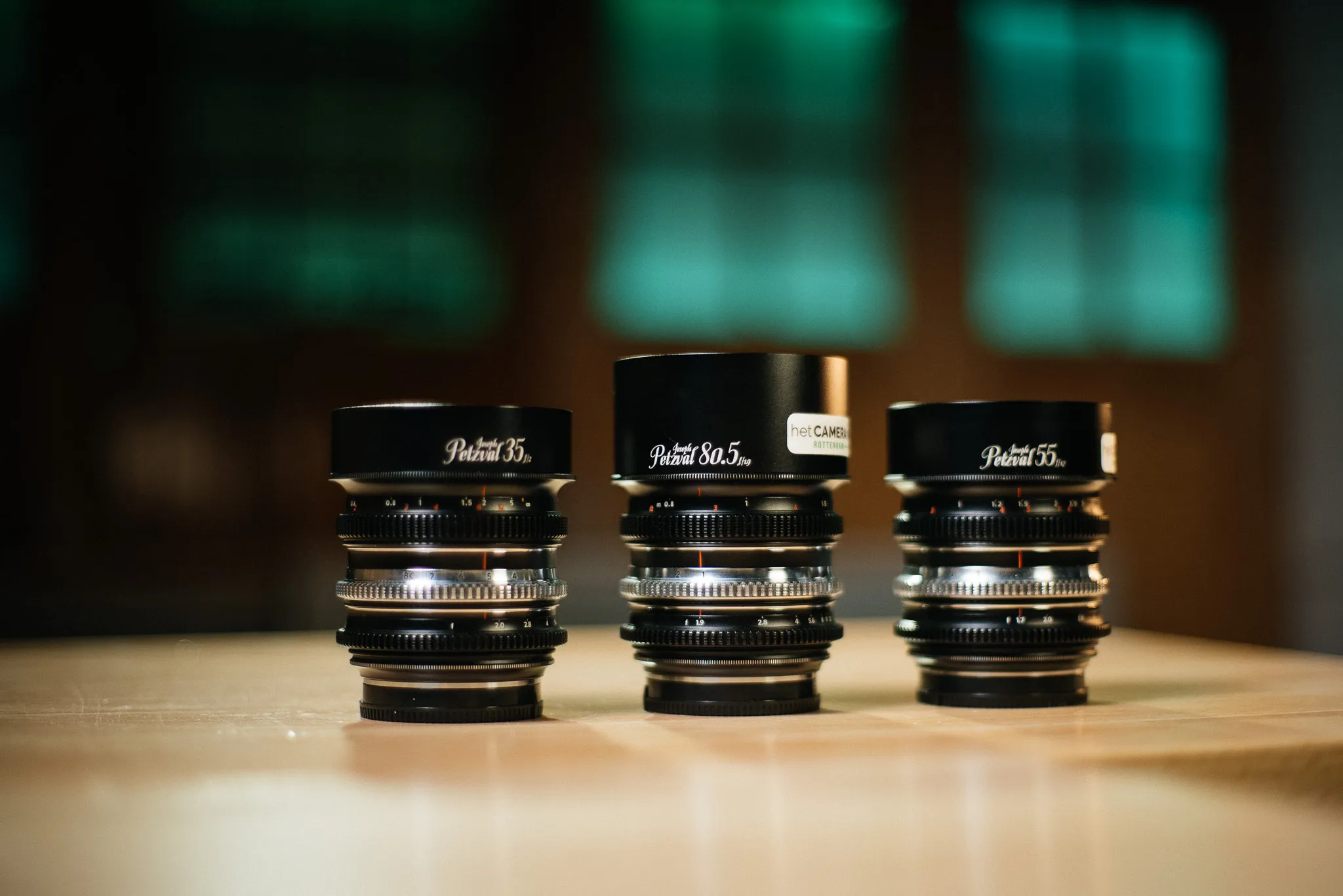 Petzval Prime lensset 27-35-55-85-135mm fullframe vintage Sony E-mount