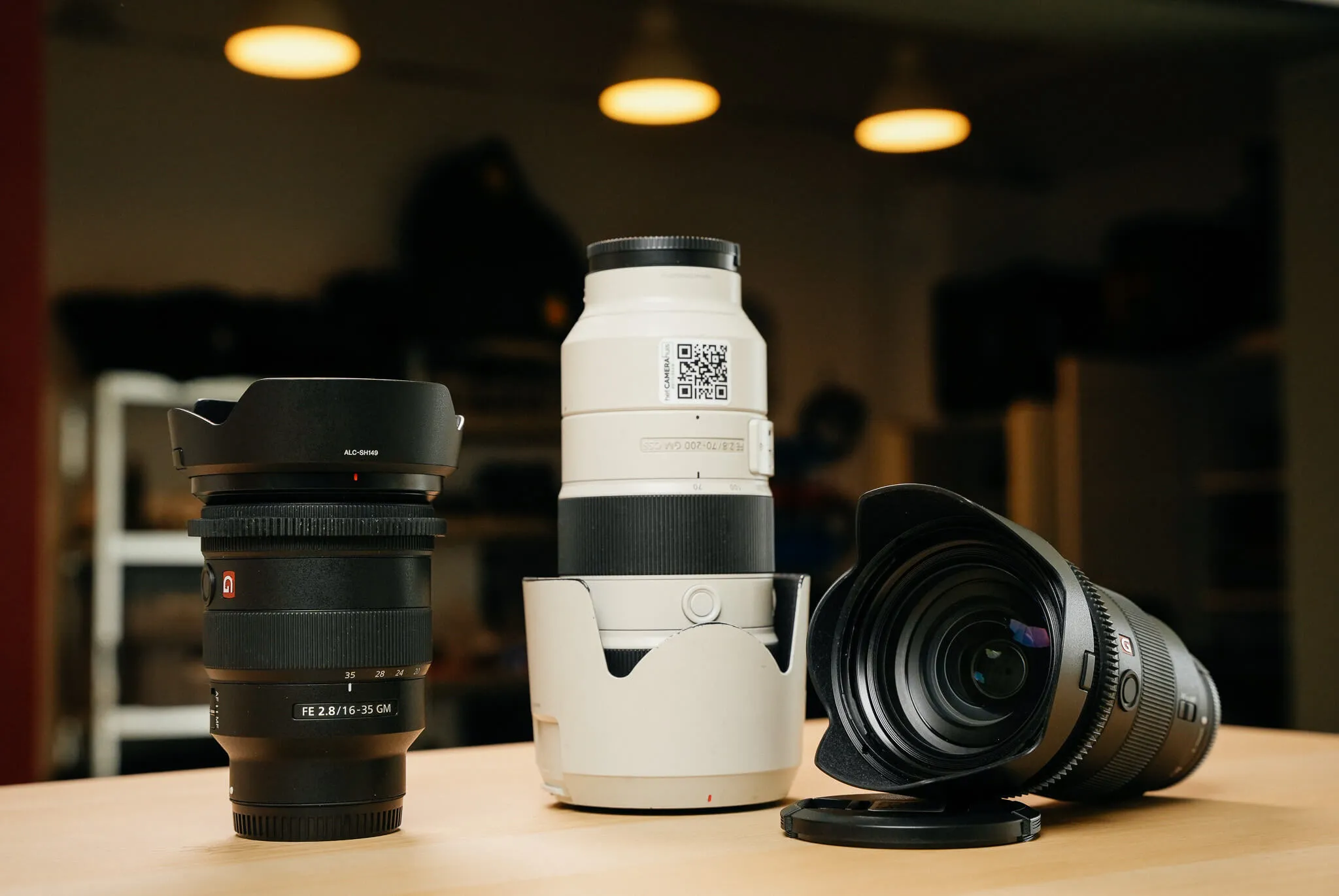 Sony GM E-mount Zoom lensset