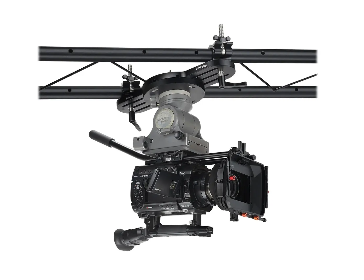 Topshot rig voor truss of steigerbuis