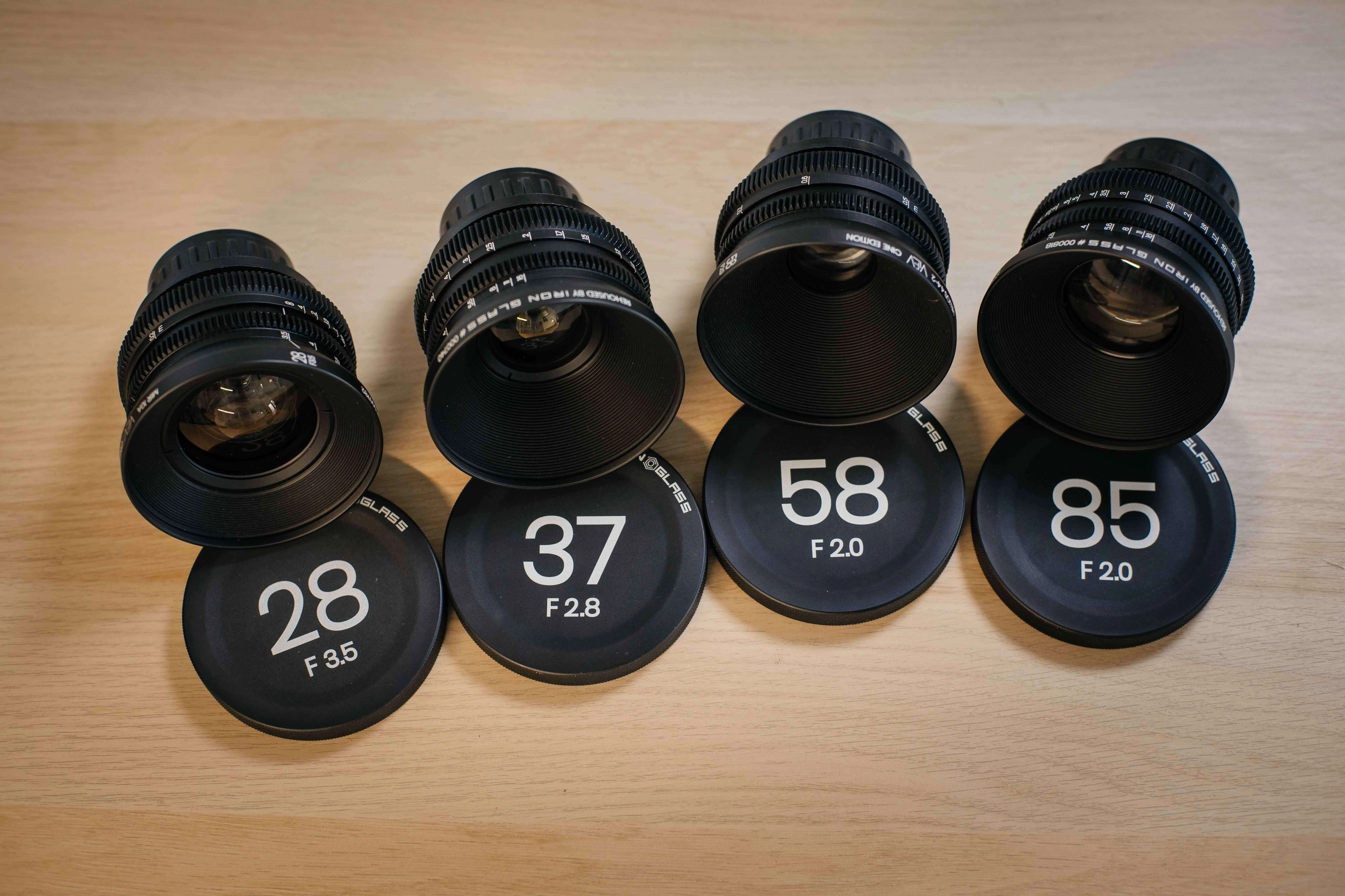 Iron Glass vintage Soviet Cine Set EF of PL mount