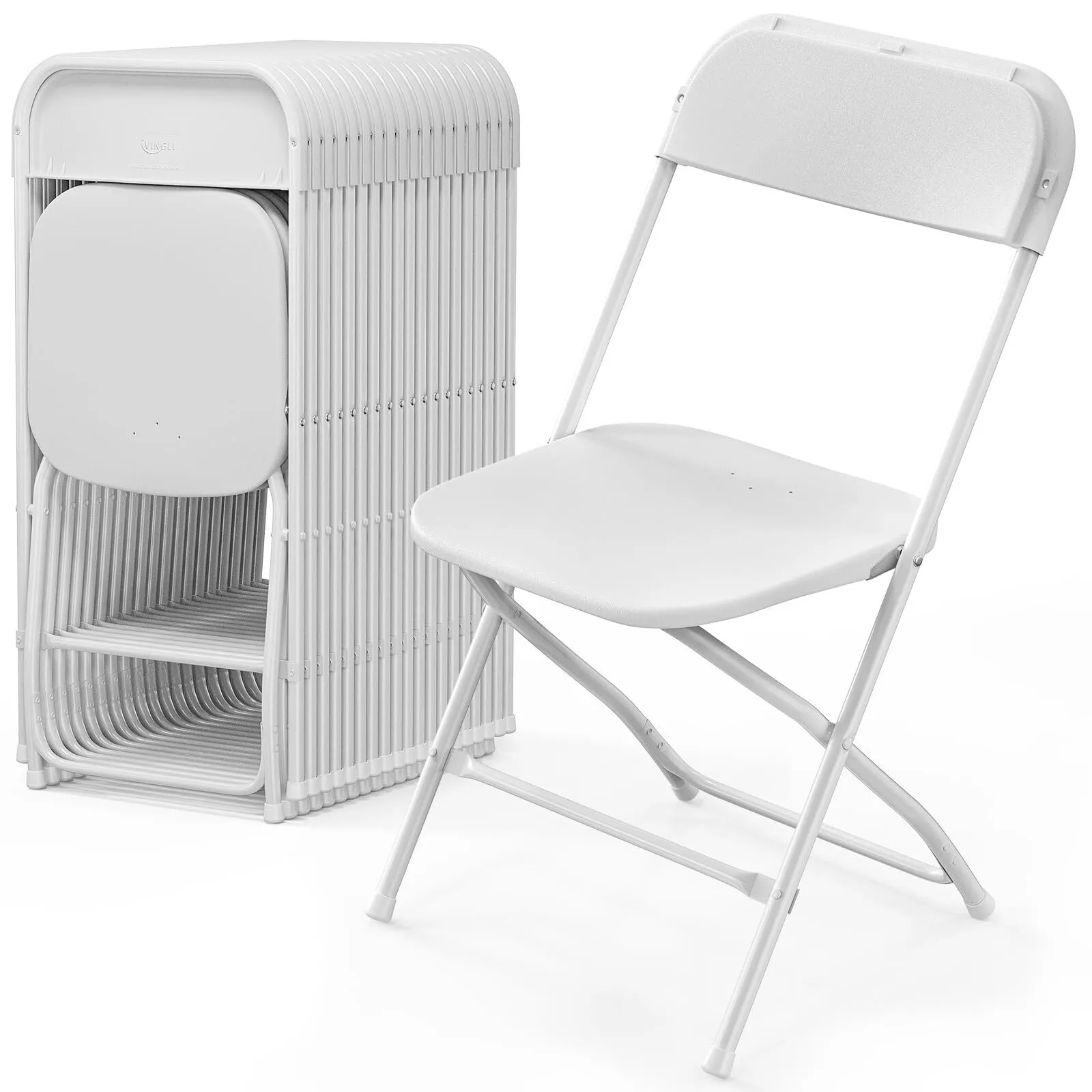 20 Set of White Folding Chairs