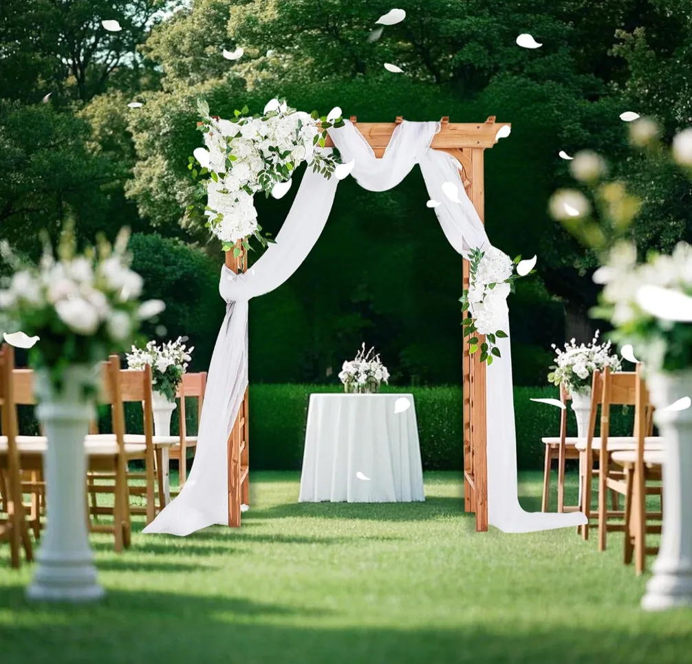 Fir Wooden Trellis Arbor