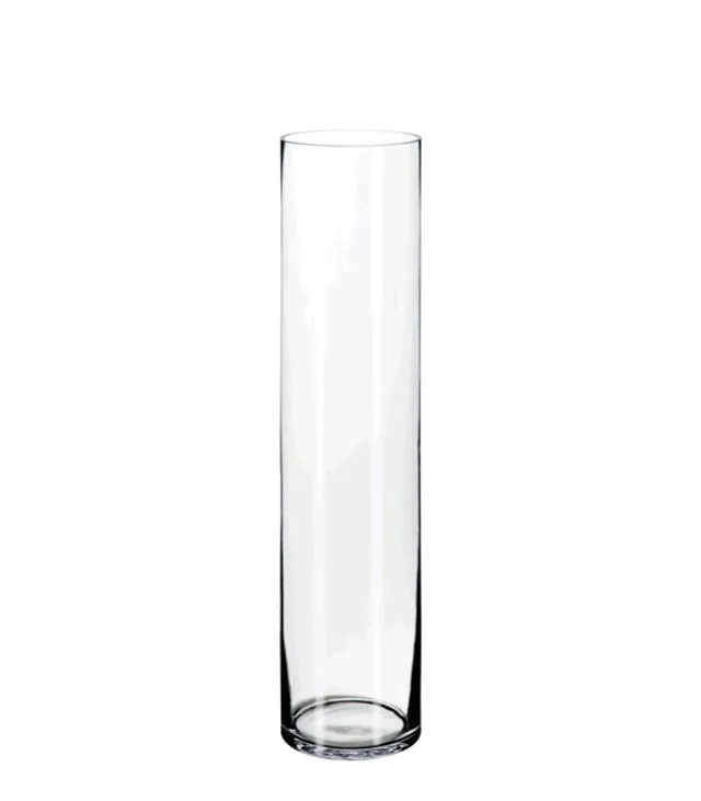Cylinder Vase 20"x6" (Clear)