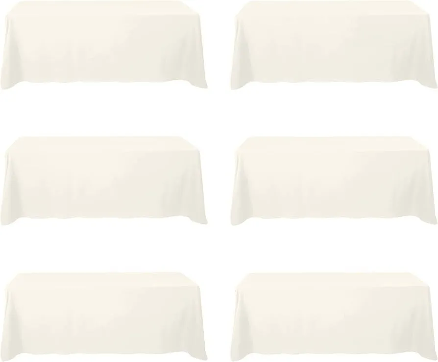 Premium Table Linen 90x156" Banquet (Poly Solid Collection) Assorted Colors