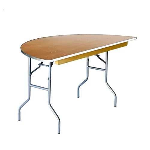 Half Round Table - 5' (Wood Top) 