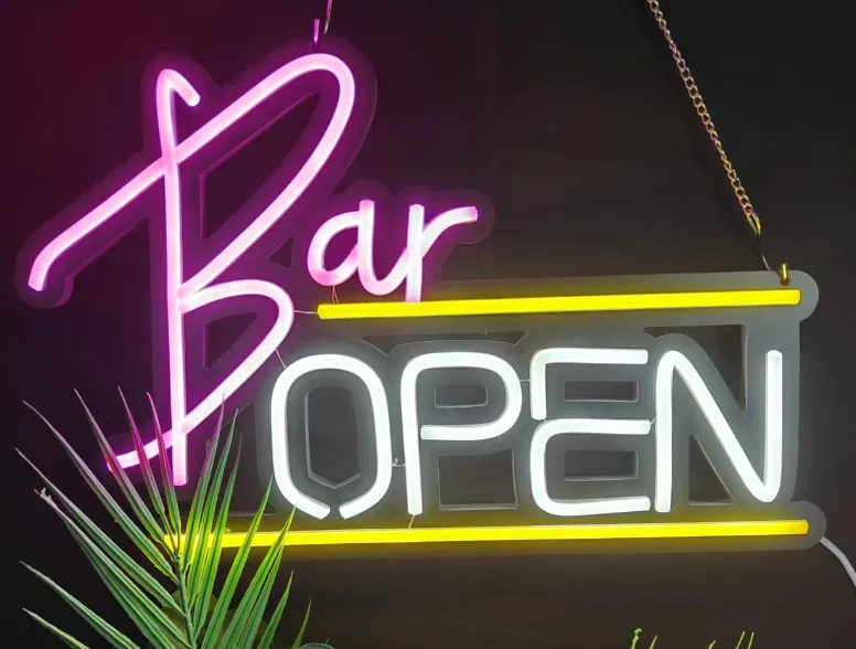 Bar Open Neon 