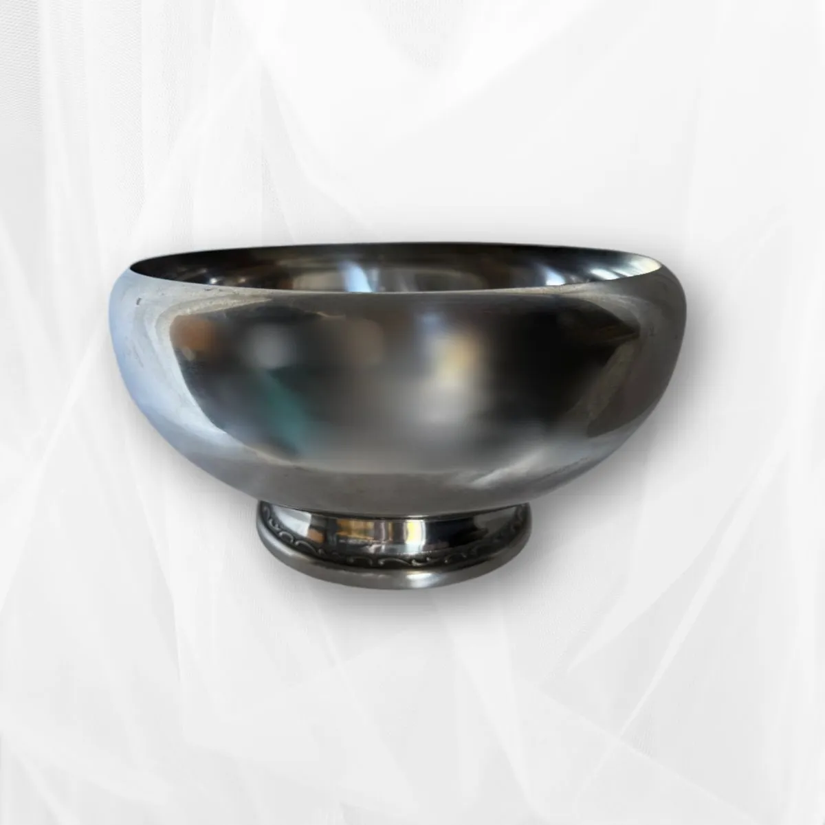 Silver Pedestal Bowl