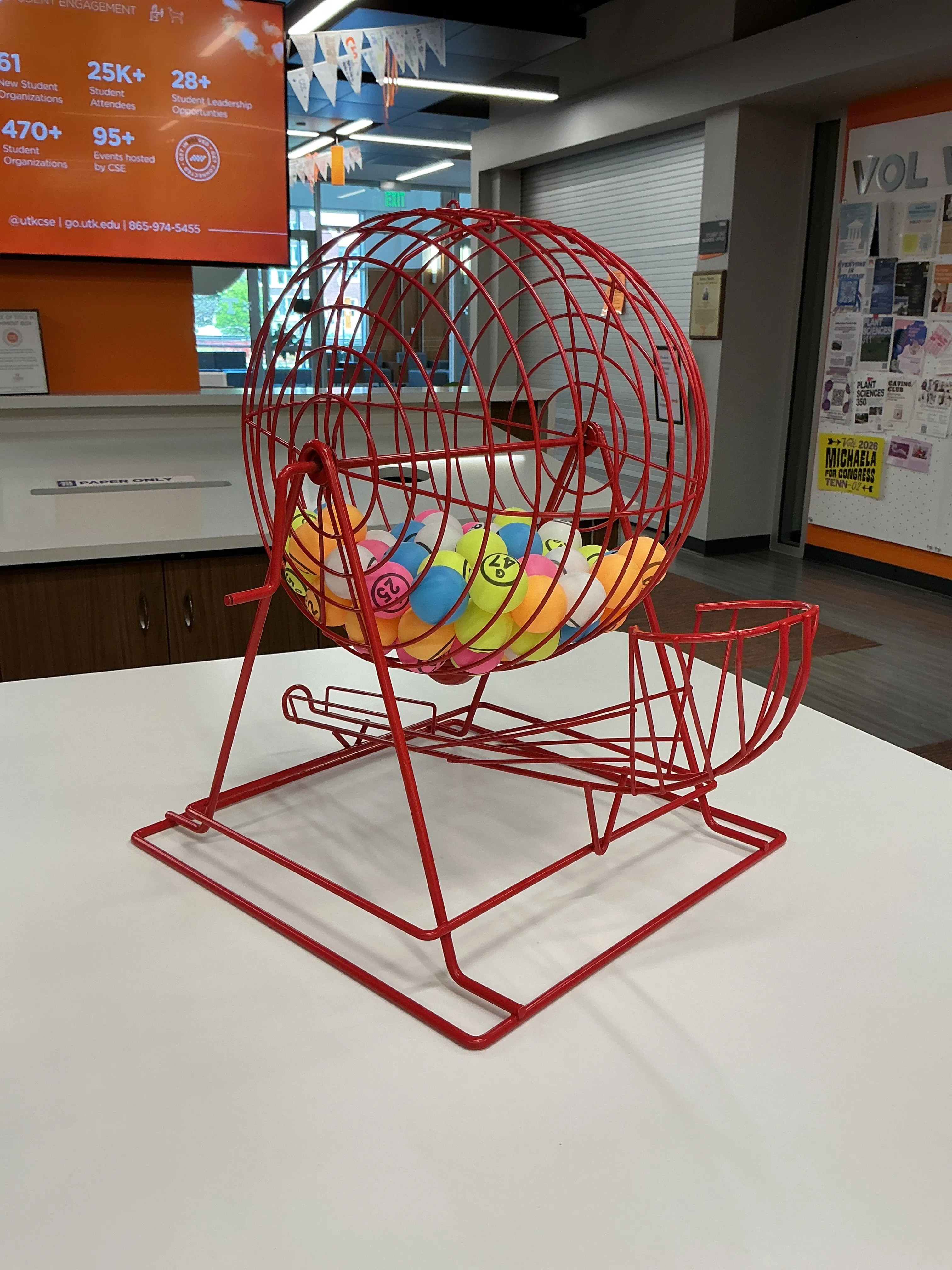 Bingo Ball Cage