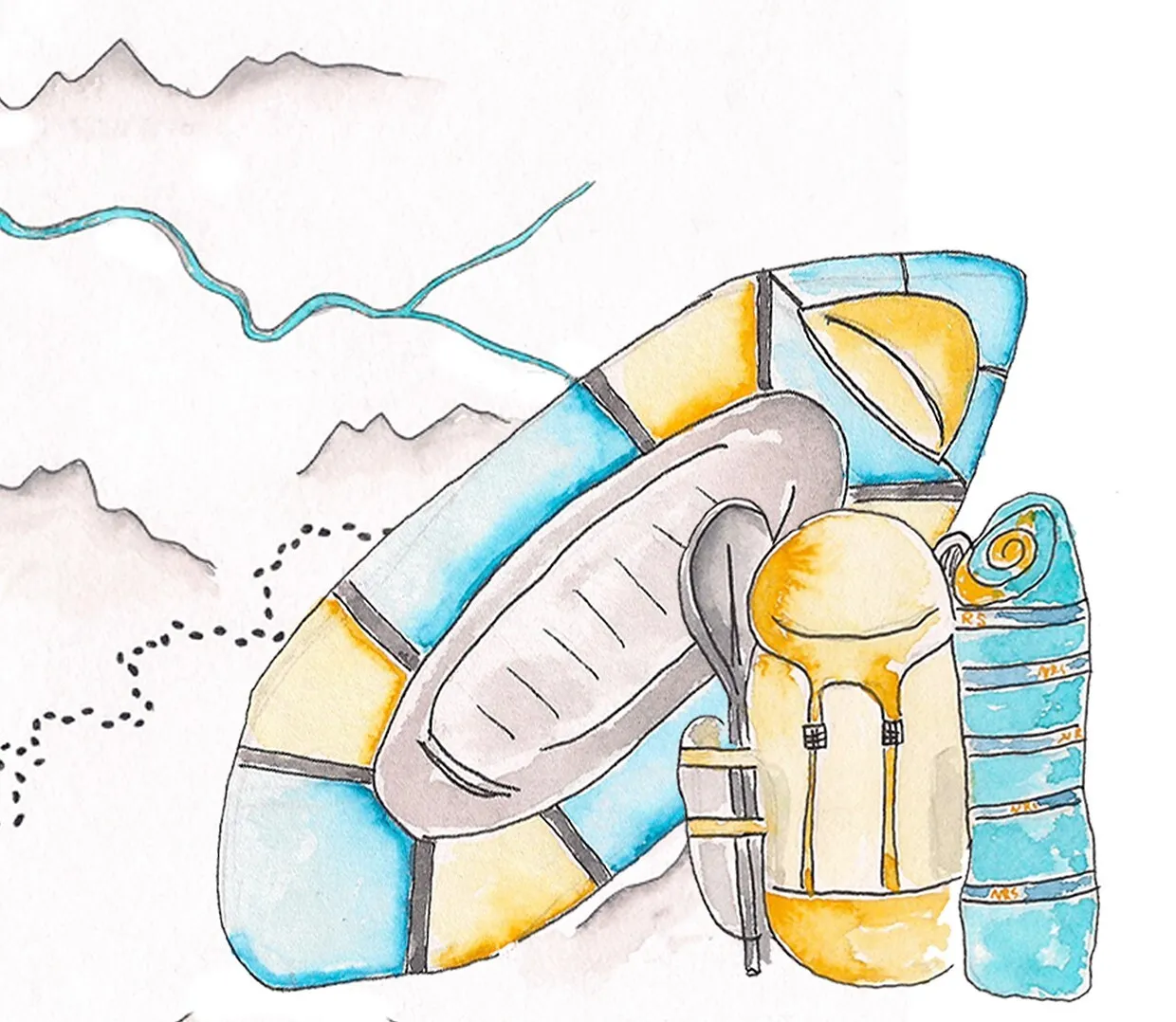 Lightweight Packraft Bundle