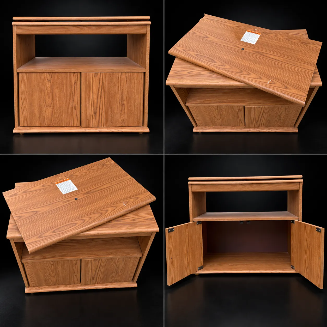 Wooden TV Stand – Rustic & Versatile Home Décor 