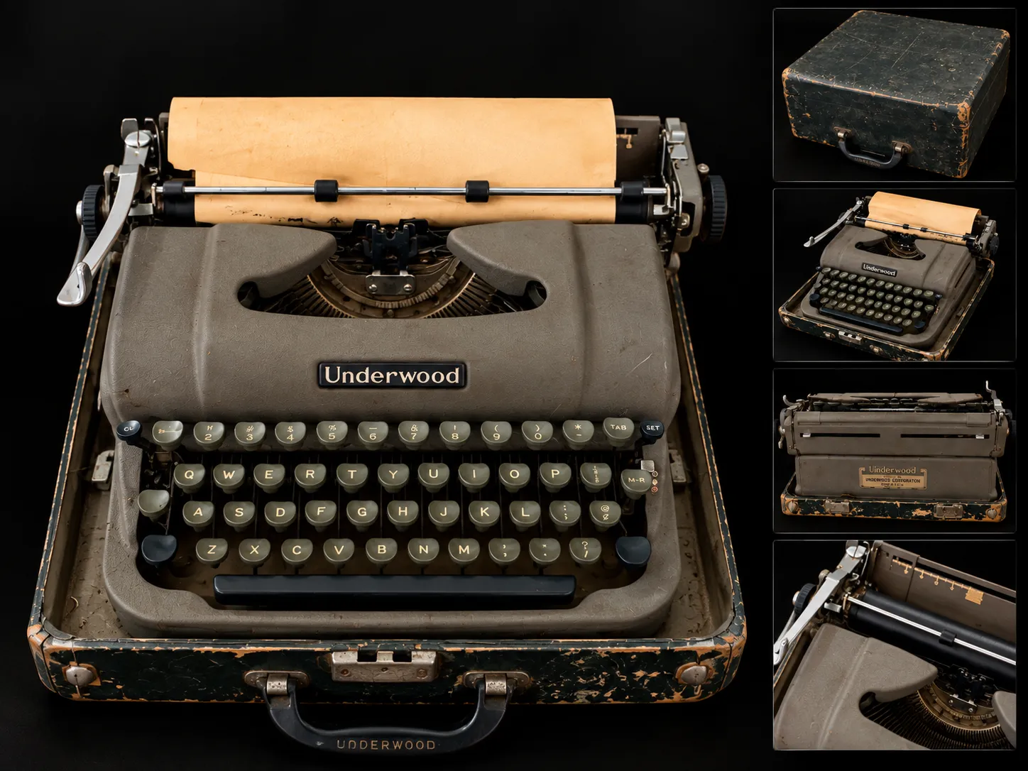 1930s American-Made Vintage Typewriter