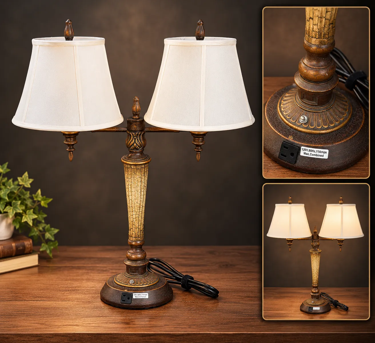 Decorative Side Lamp with Shades