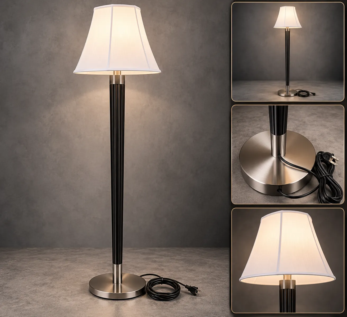 Tall Floor Lamp with Shade