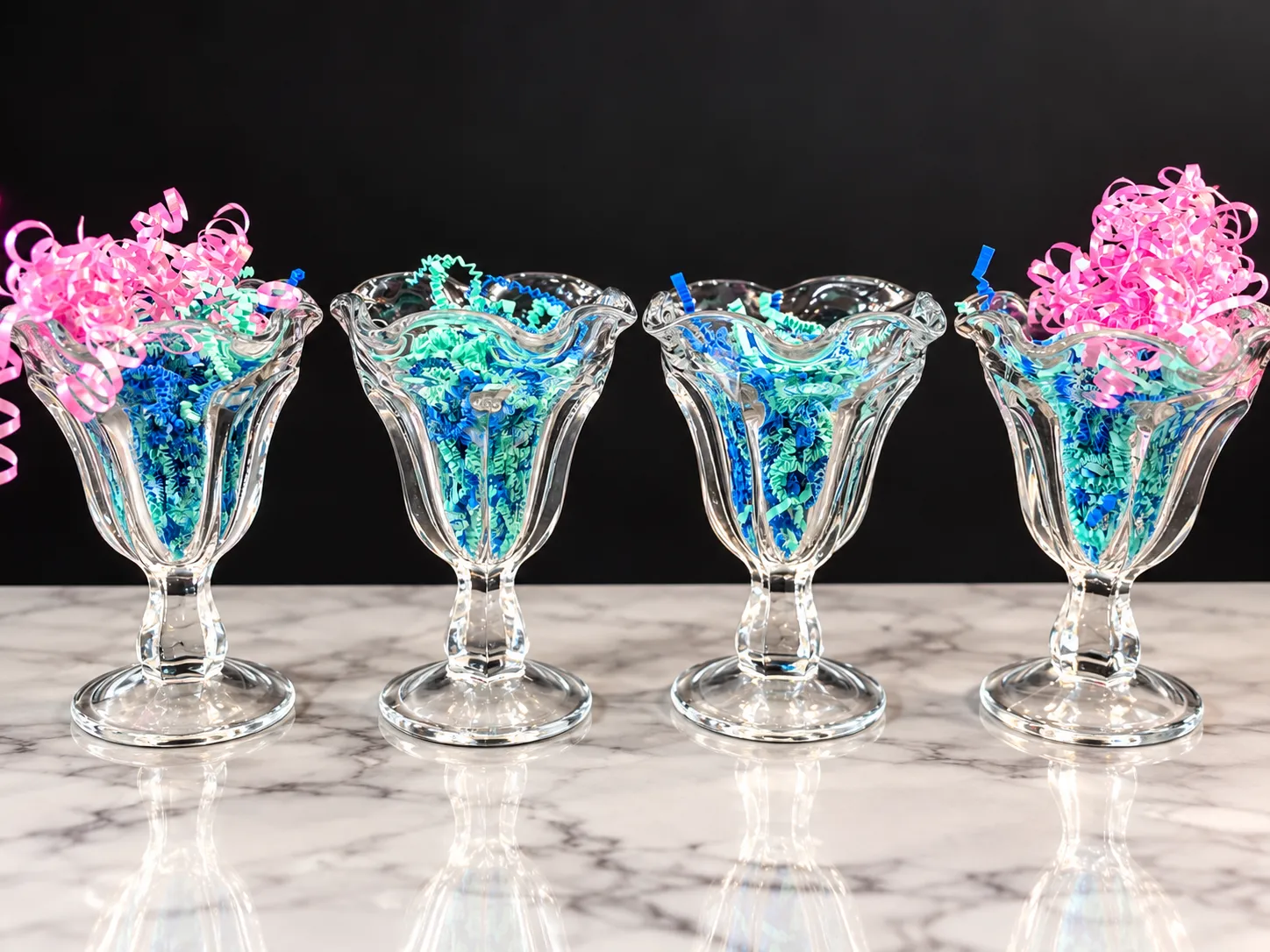 Vintage Tulip Style Sundae Glass
