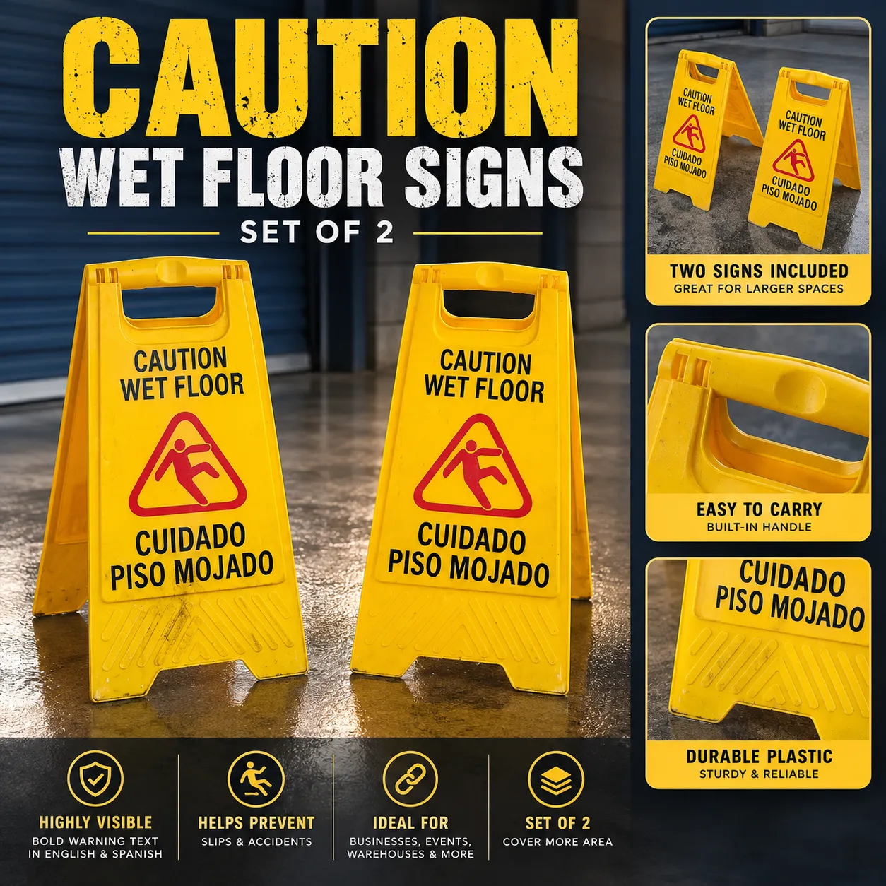 Caution Floor Signs
