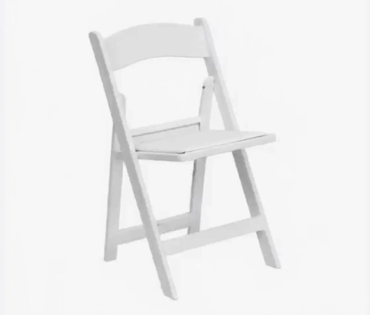 Adult resin chairs (white)
