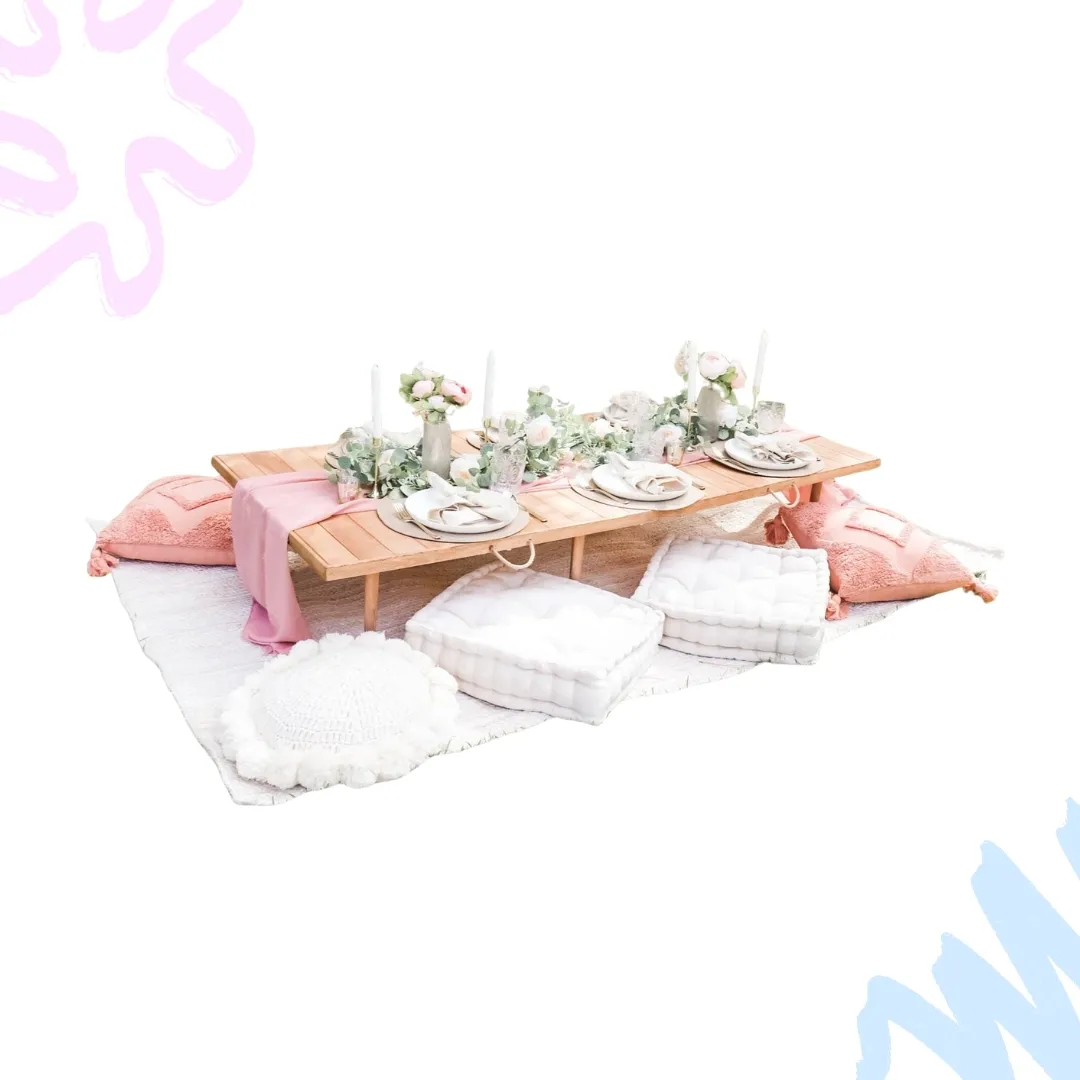 Boho Wooden Kids Tables