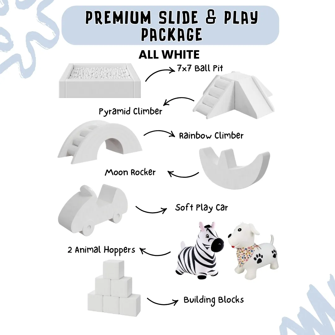 Premium Slide and Play Package - All White