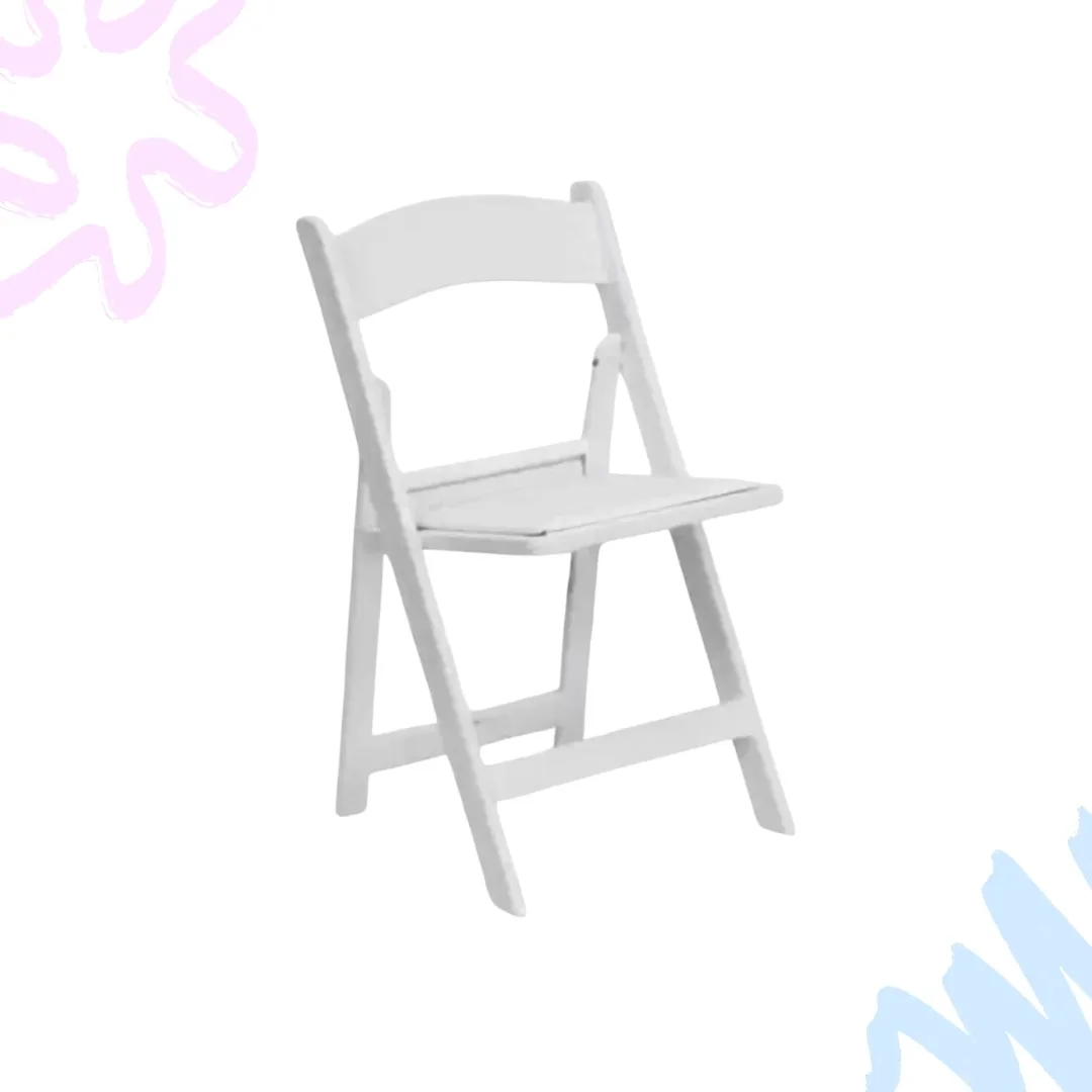 Adult resin chairs (white)
