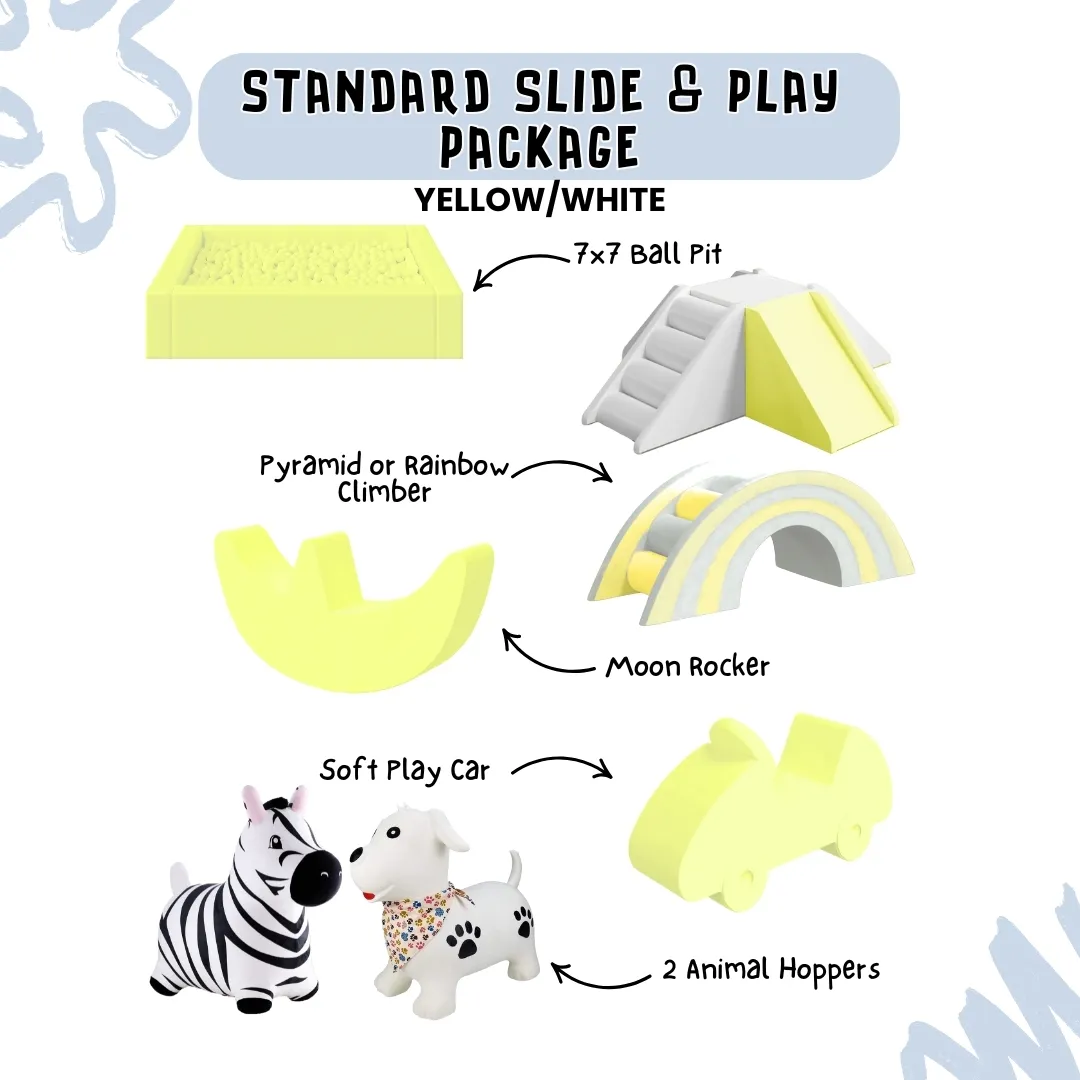 Standard Slide and Play Package - Yellow/White
