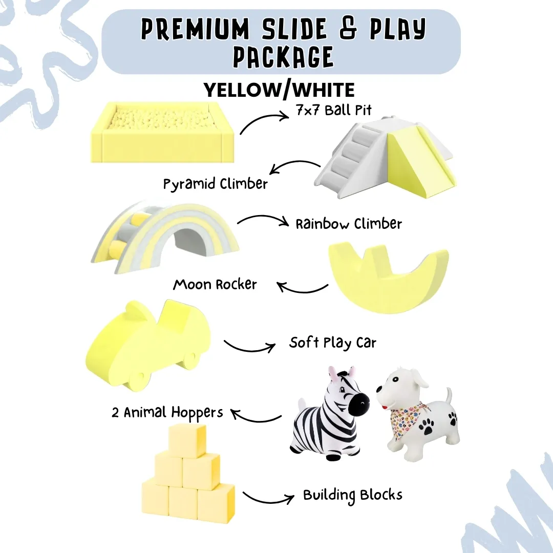 Premium Slide and Play Package - Yellow/White