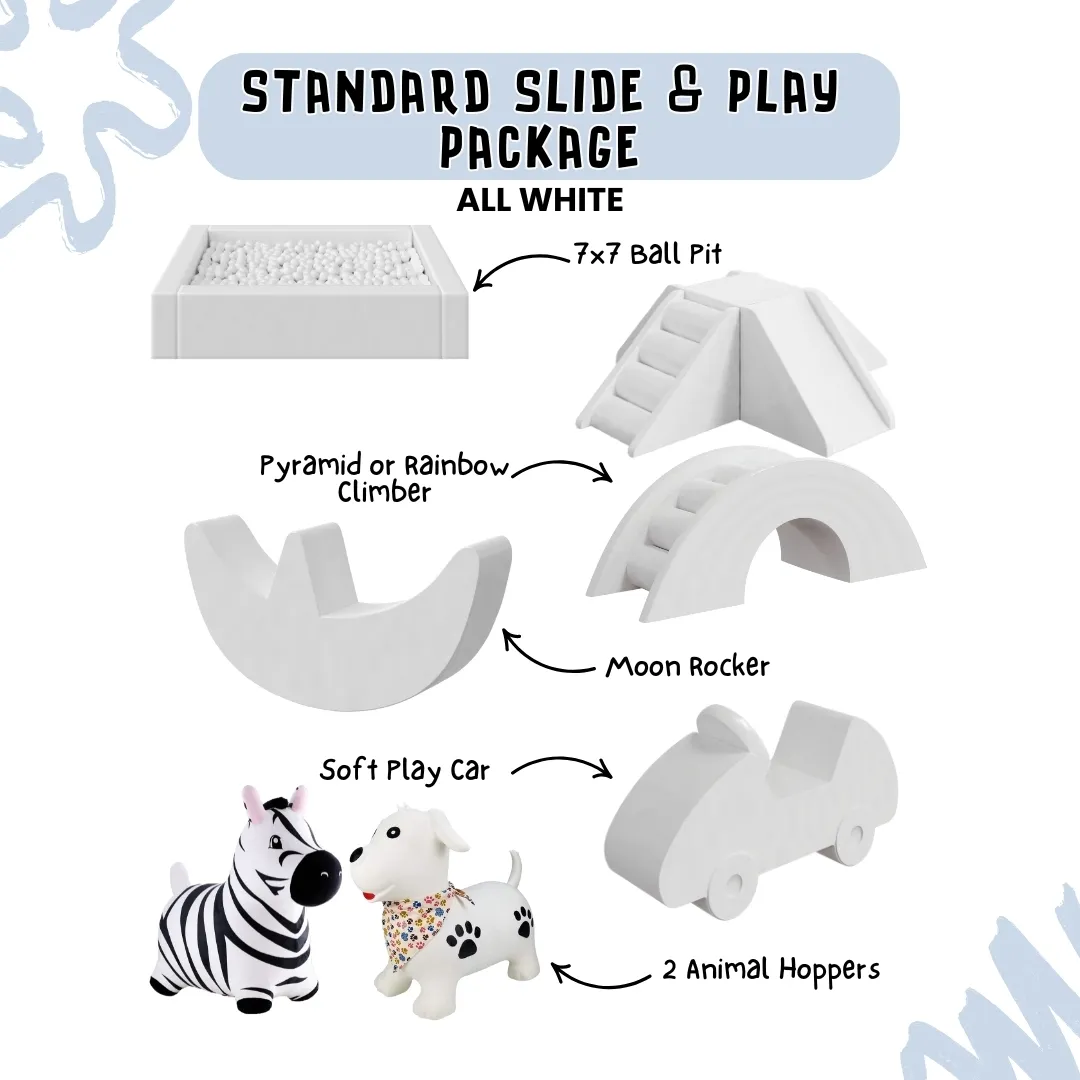 Standard Slide and Play Package - All White