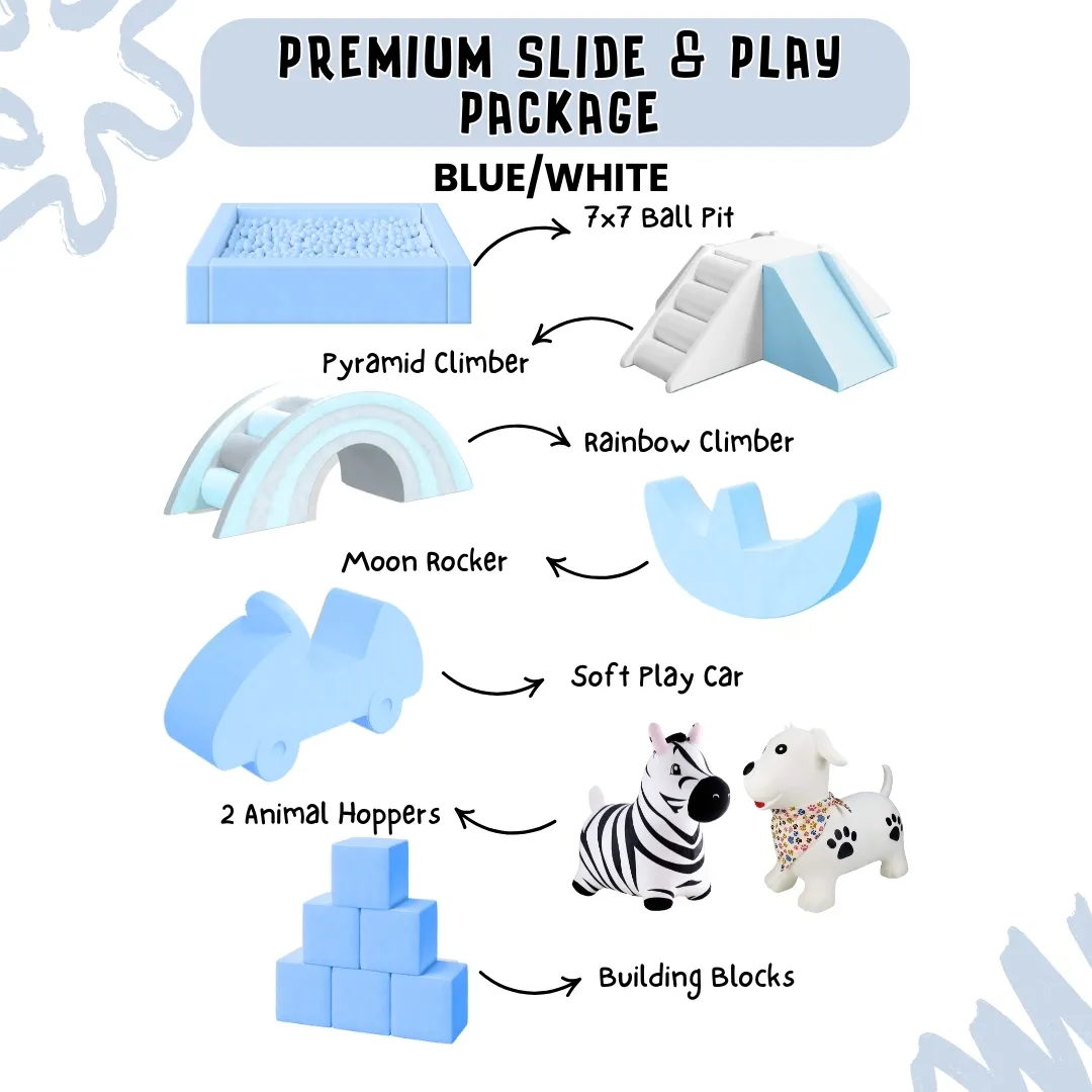 Premium Slide and Play Package - Blue/White