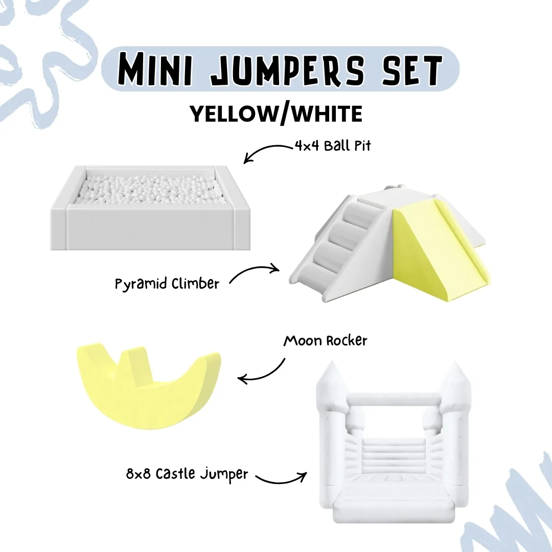 Mini Jumpers Set - Yellow/White