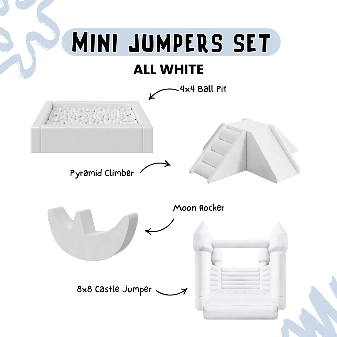 Mini Jumpers Set - All White