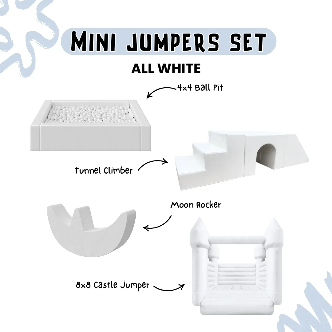 Mini Jumpers Set - All White