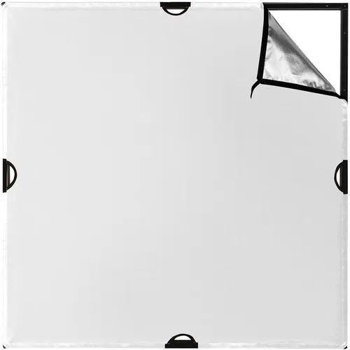 Scrim Jim Cine Silver/White Bounce Fabric