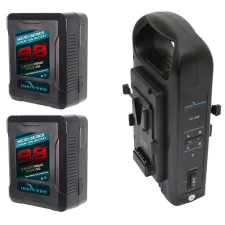 Dual 98Wh V-Mount Battery Kit (IndiPRO)