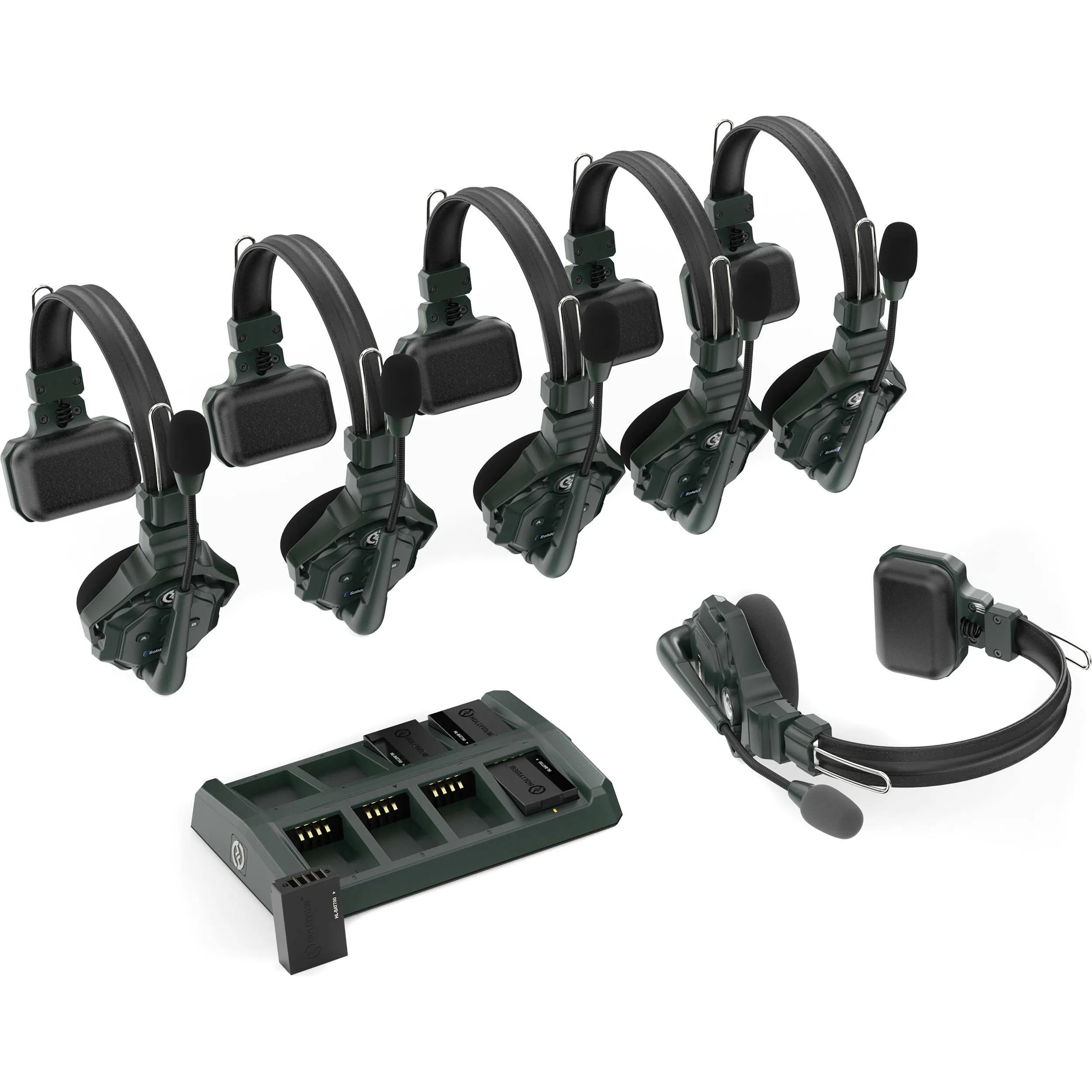 Comms - Hollyland Solidcom C1-6S Full-Duplex Wireless (6 Headsets)