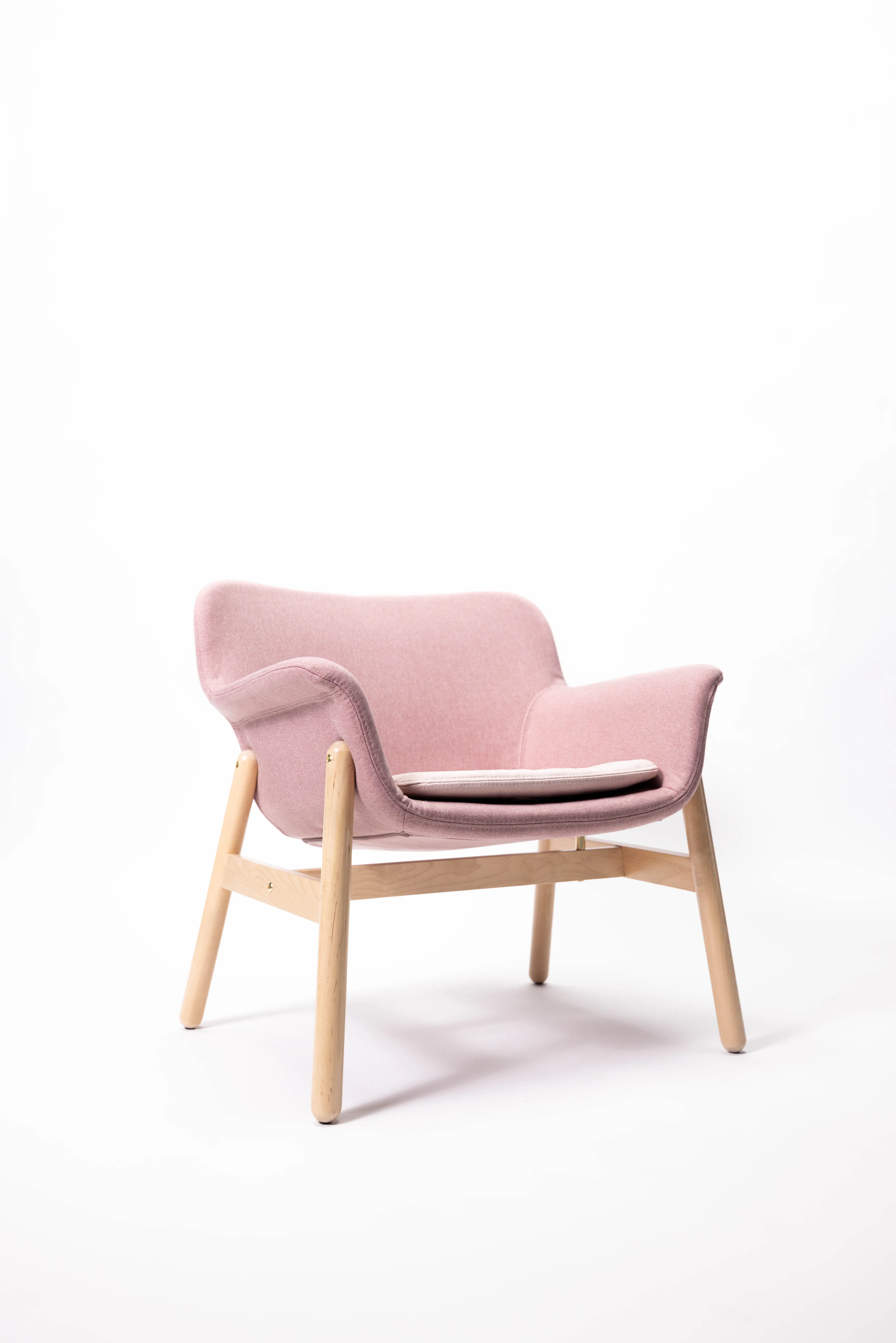 Pink Low Back Chair