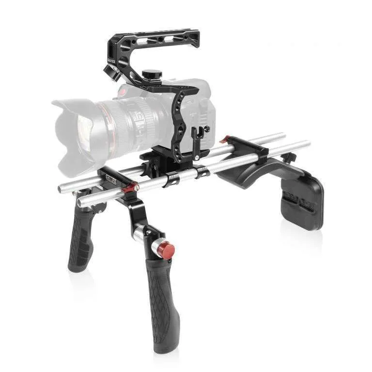 Canon R5C shoulder mount rig