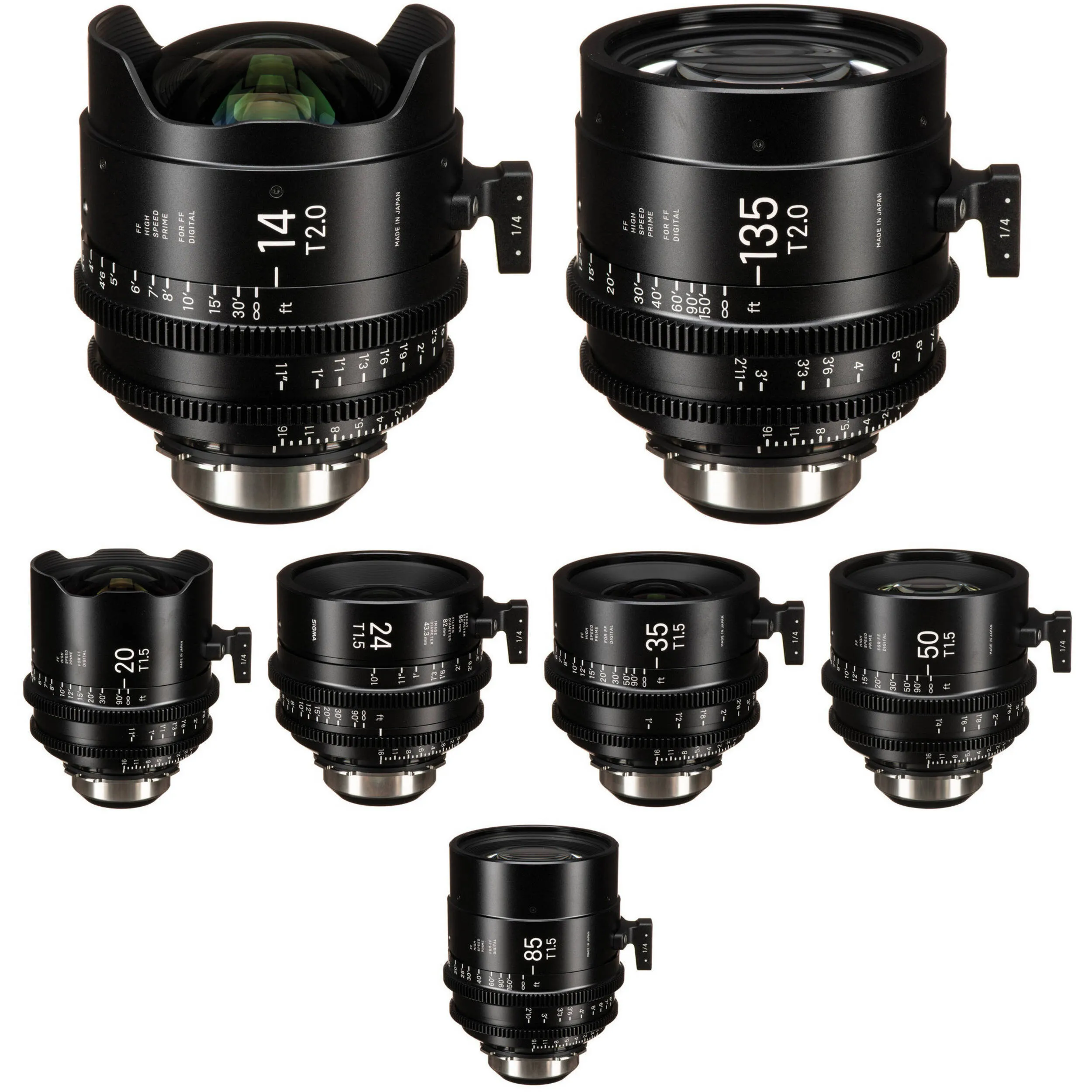 Sigma FF Cine Prime 7 Lens Set
