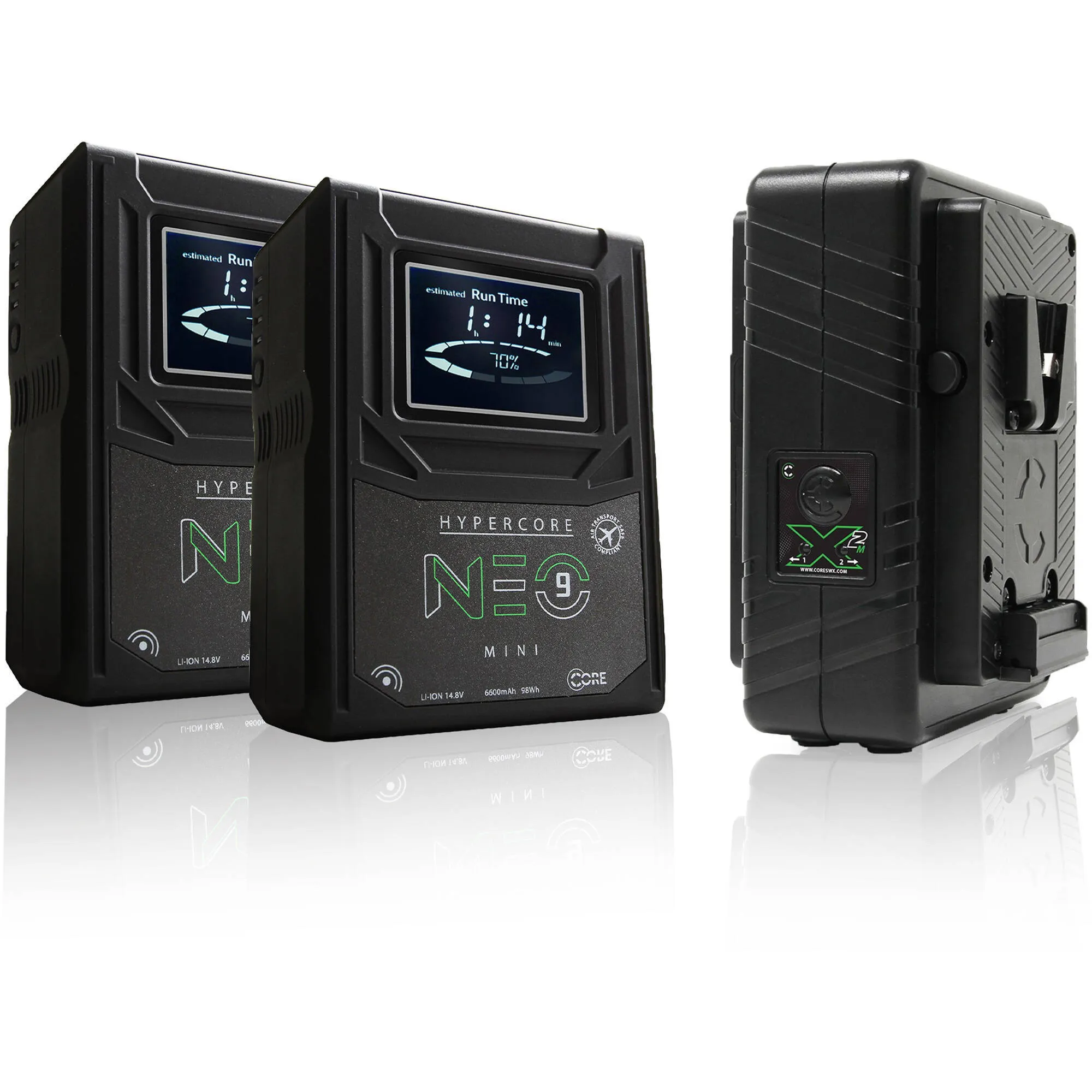 2 x 98Wh (V-Mount - )SWX Hypercore Neo 9 Battery Kit with Charger