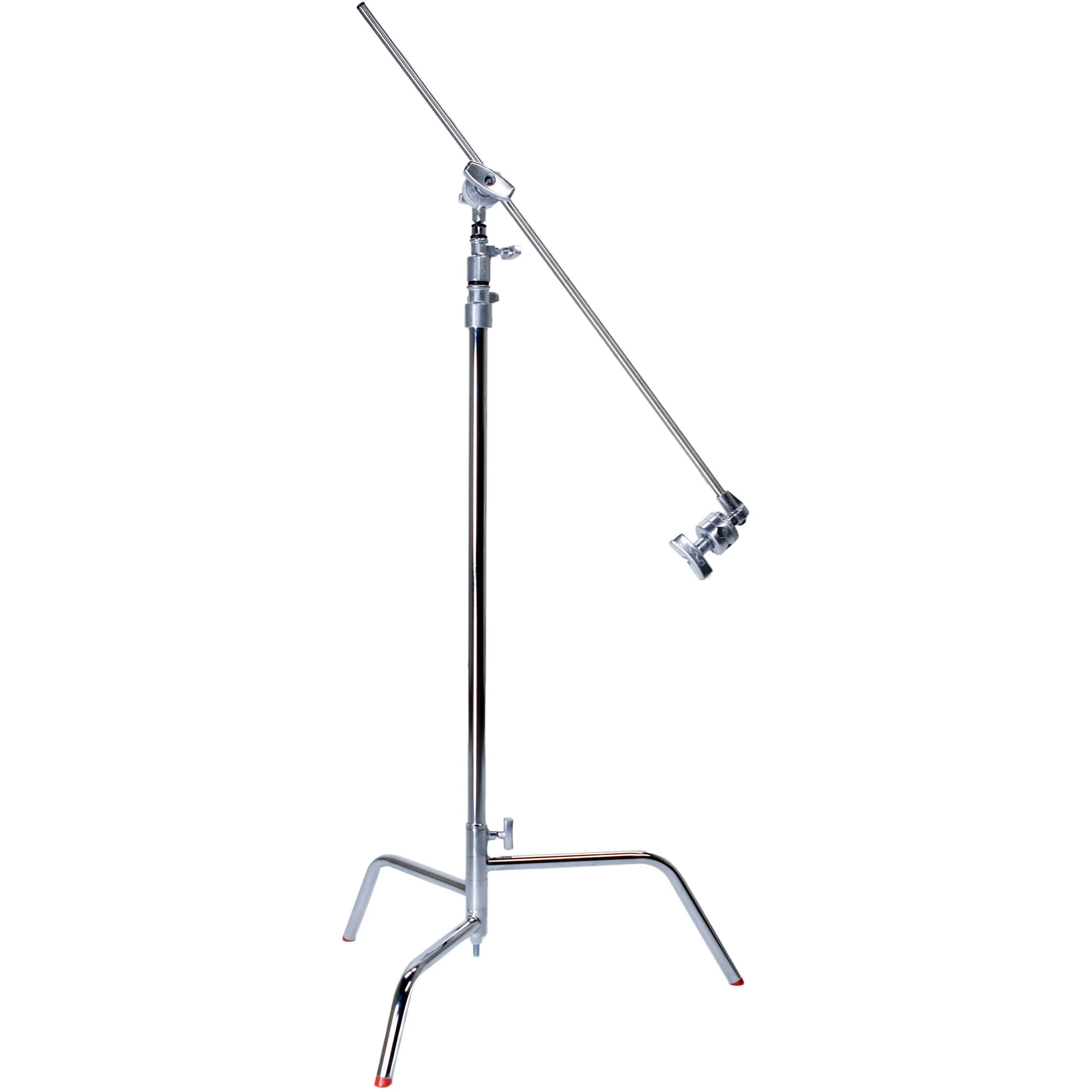 Matthews 40" C+ Double Riser C-Stand with Turtle Base, Griphead, Arm, Silver
