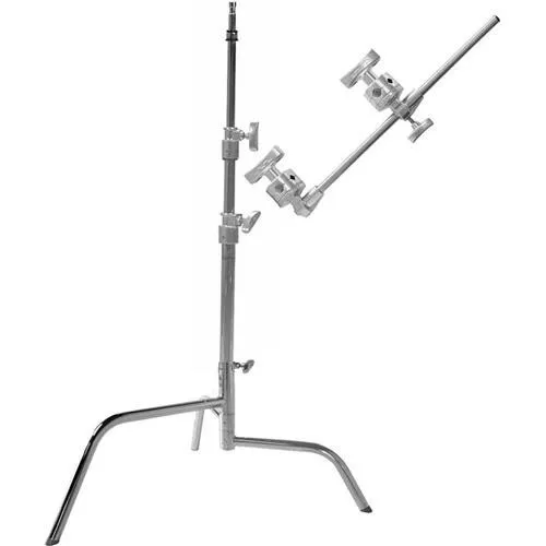 Impact Turtle Base C-Stand & Grip Arm Kit - 5.9' (Chrome)