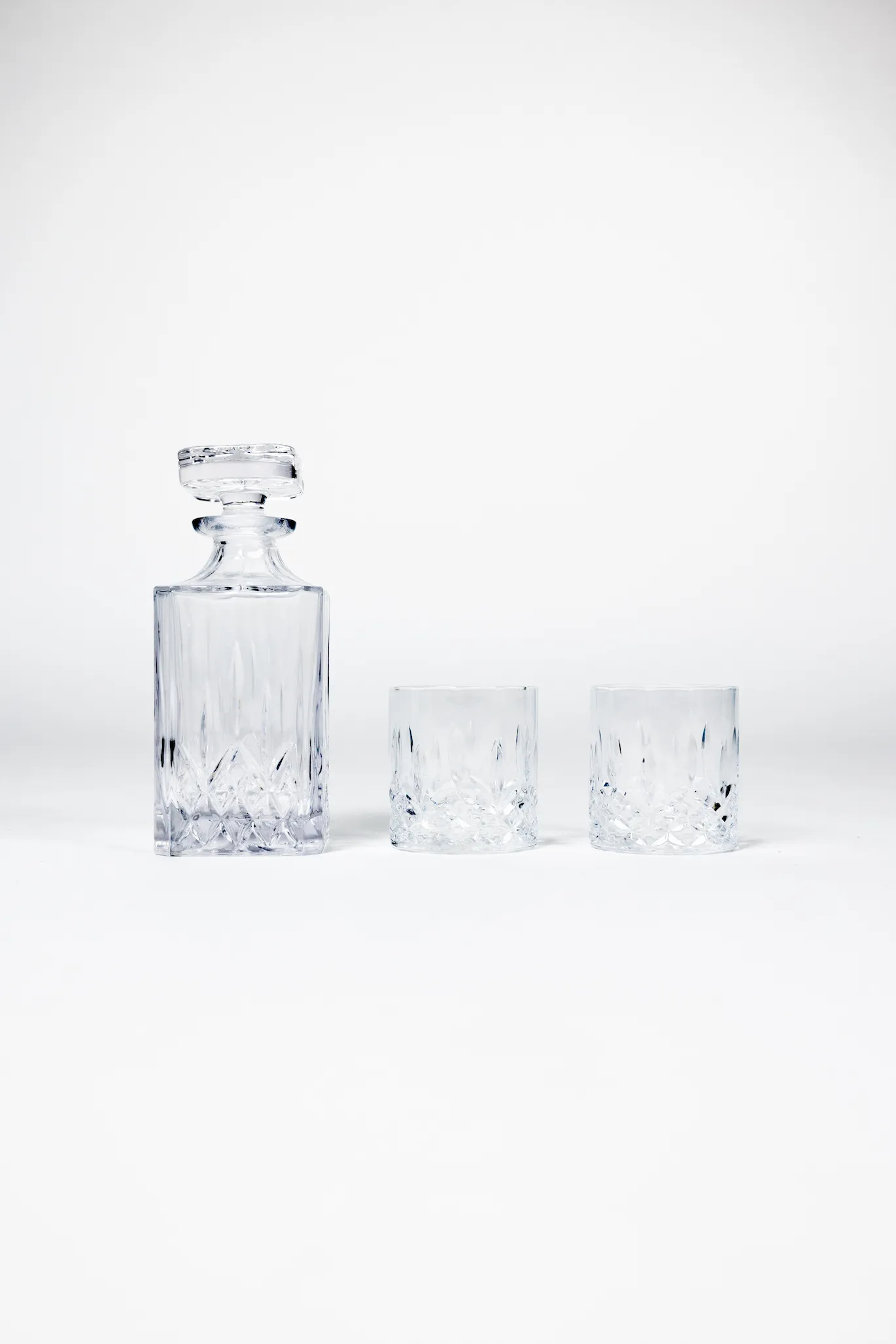 Glass Alcohol Canister