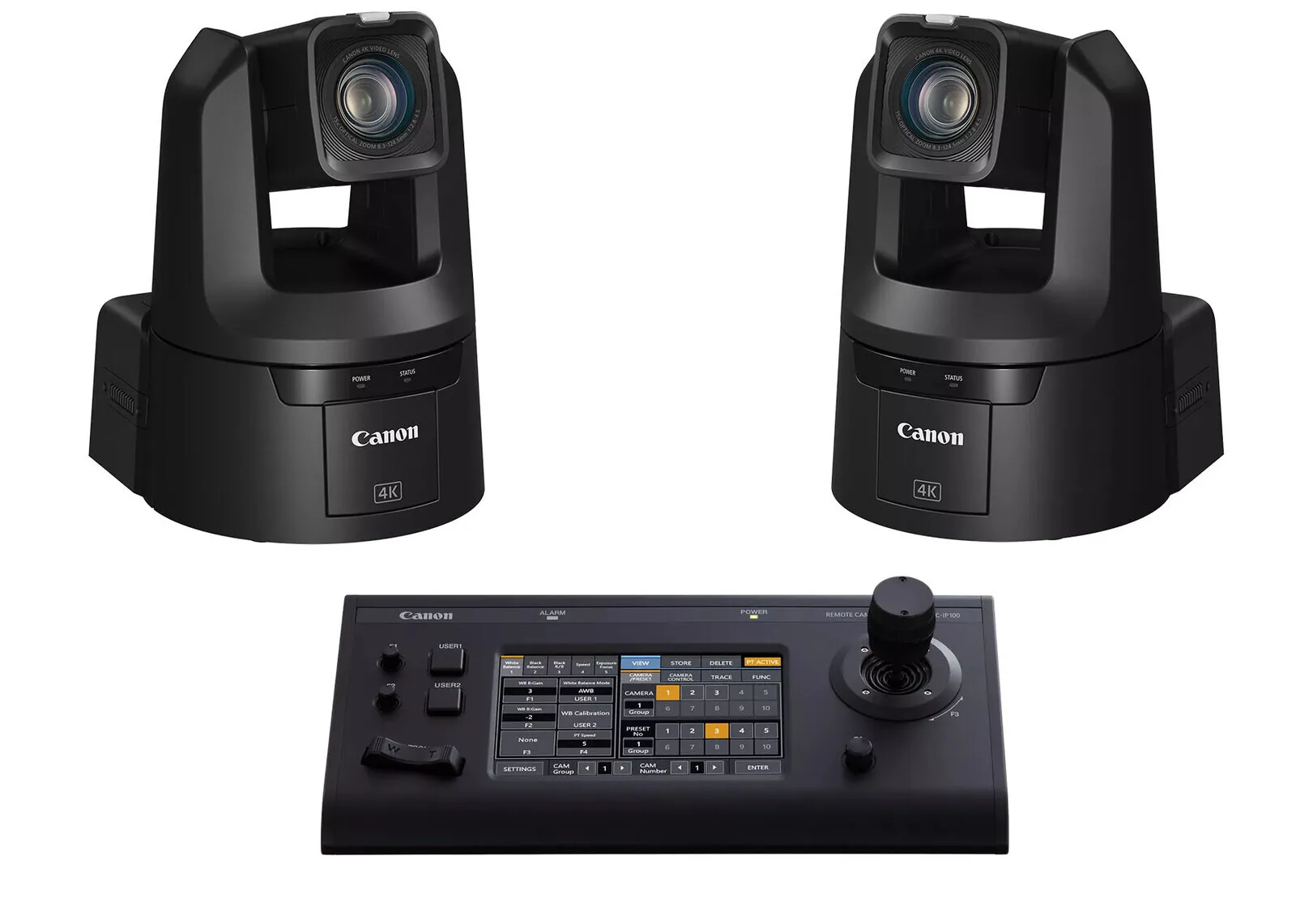 Canon CR-N700 PTZ + RC-IP100 - 2 Camera Kit