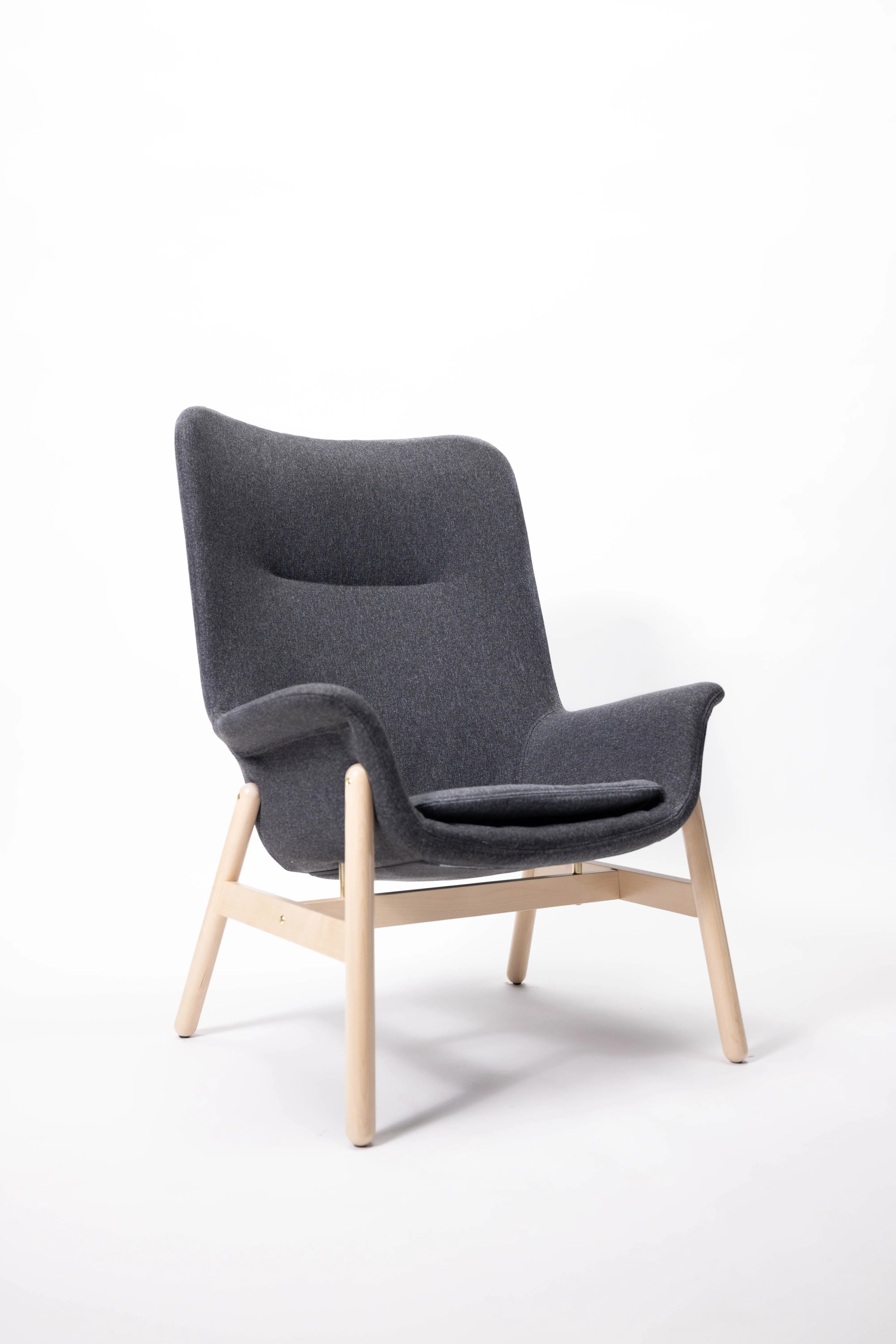 High Back Gray Chair