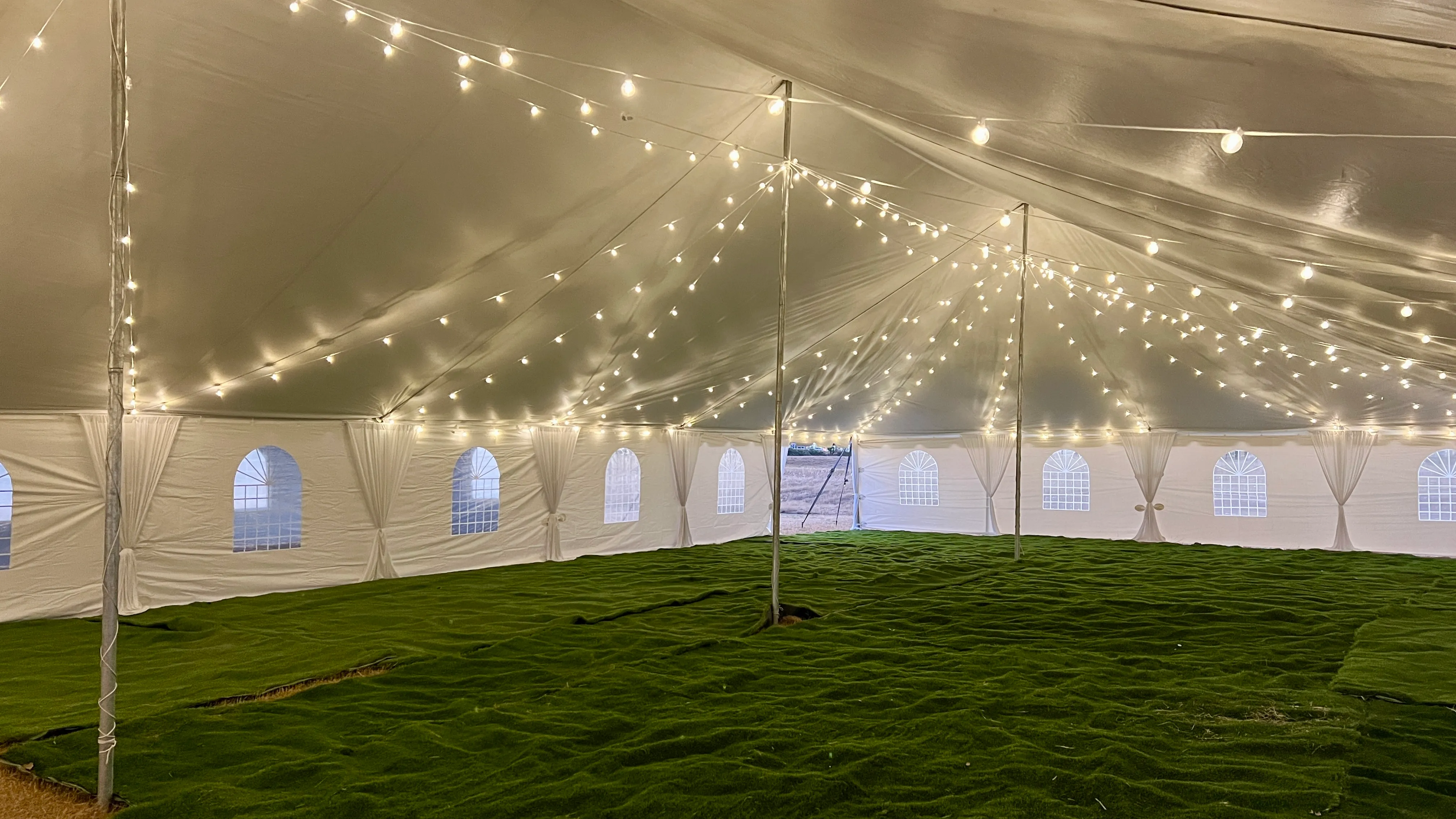 Pole Tent Lighting