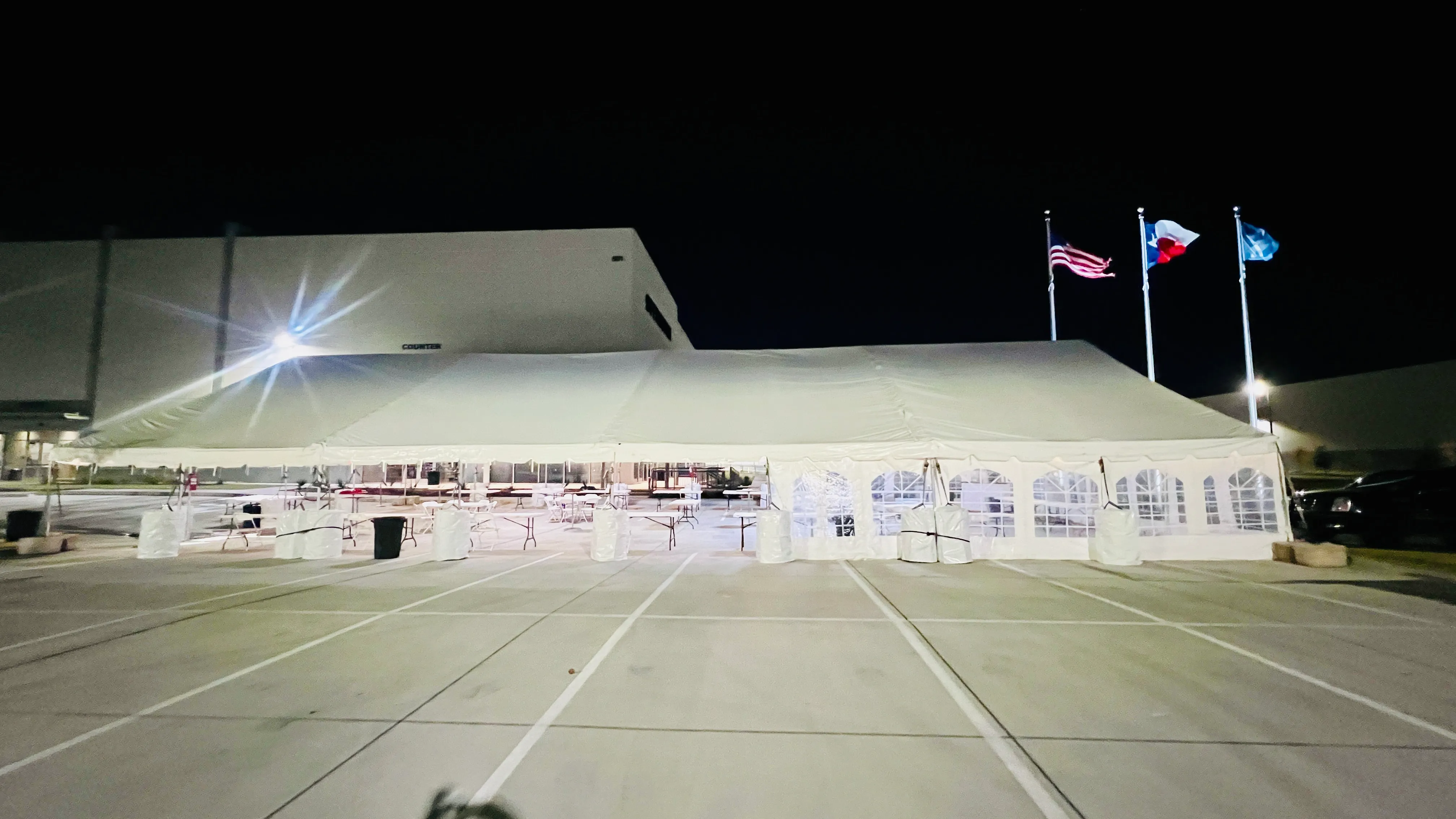 40 x 100 Gable Frame Tent