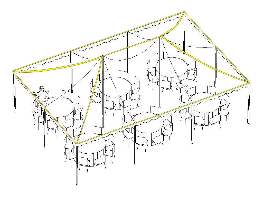 Grand Marquee Lighting - Corners to Peaks & Perimeter