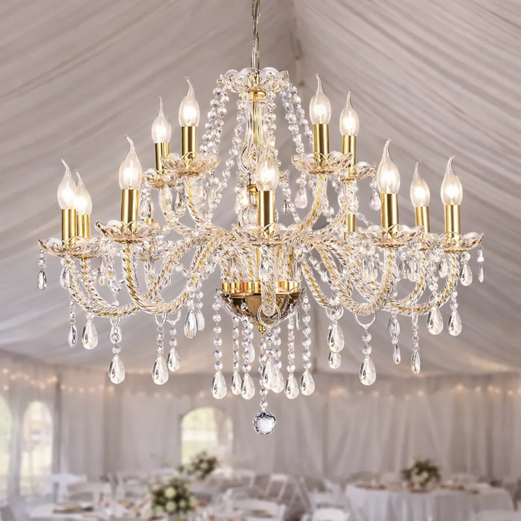 Gold Chandelier - Large 