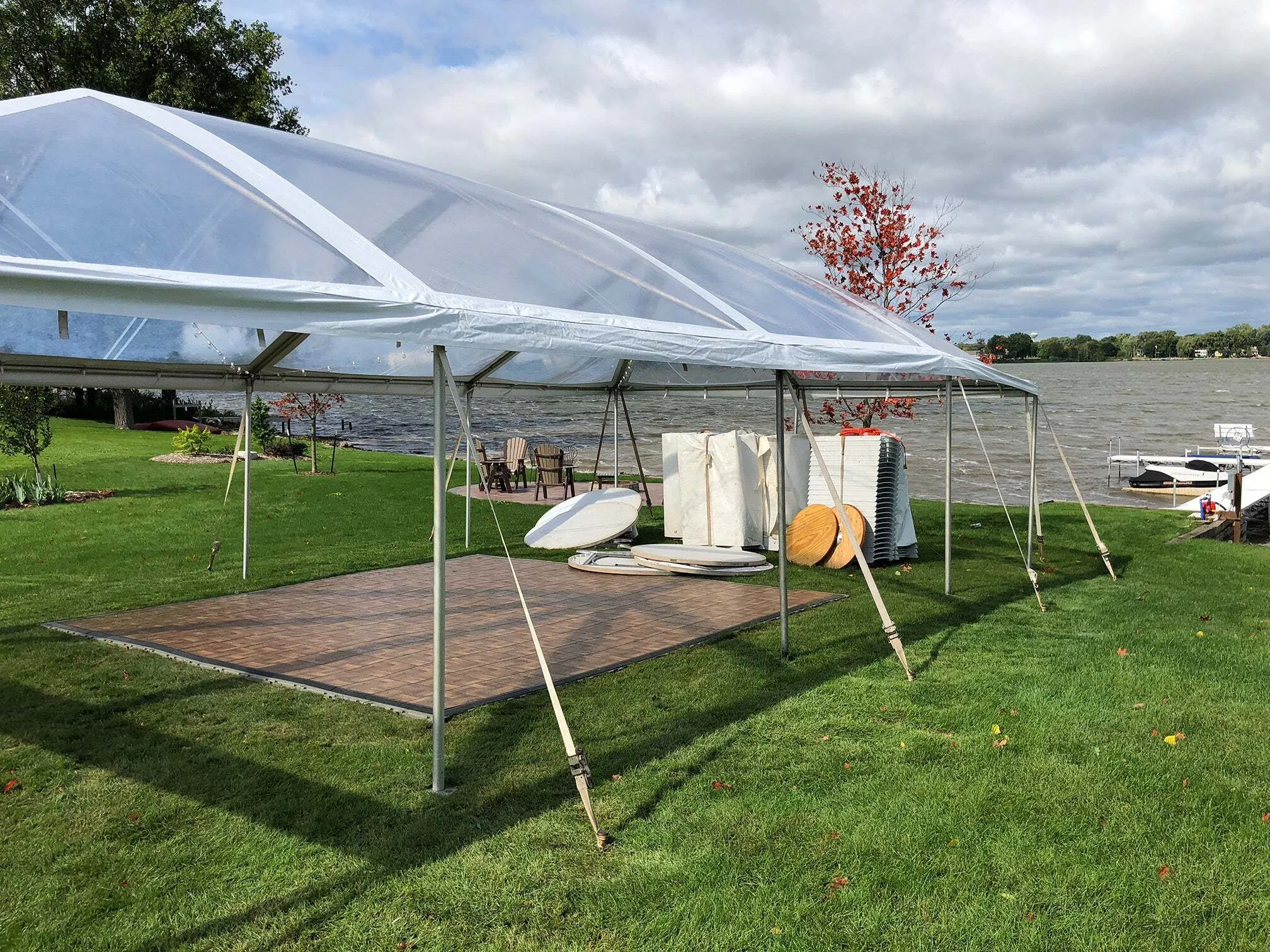 20 x 40 Clear Top Frame Tent
