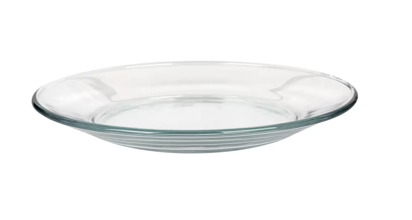 7.5" Clear Glass Salad / Dessert Plate
