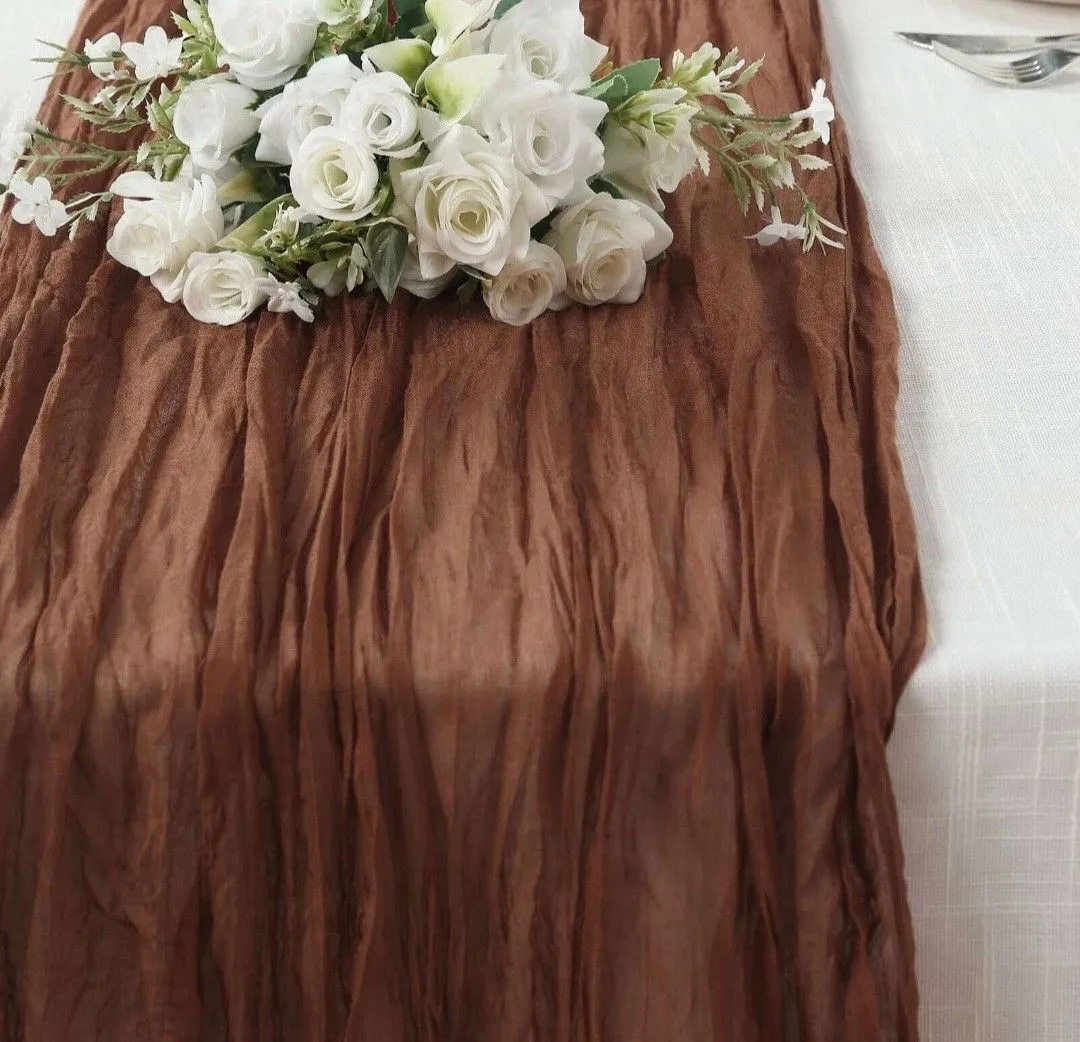 Cheesecloth Table Runner