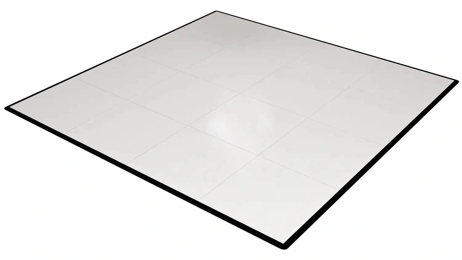 15' x 15' White Dance Floor